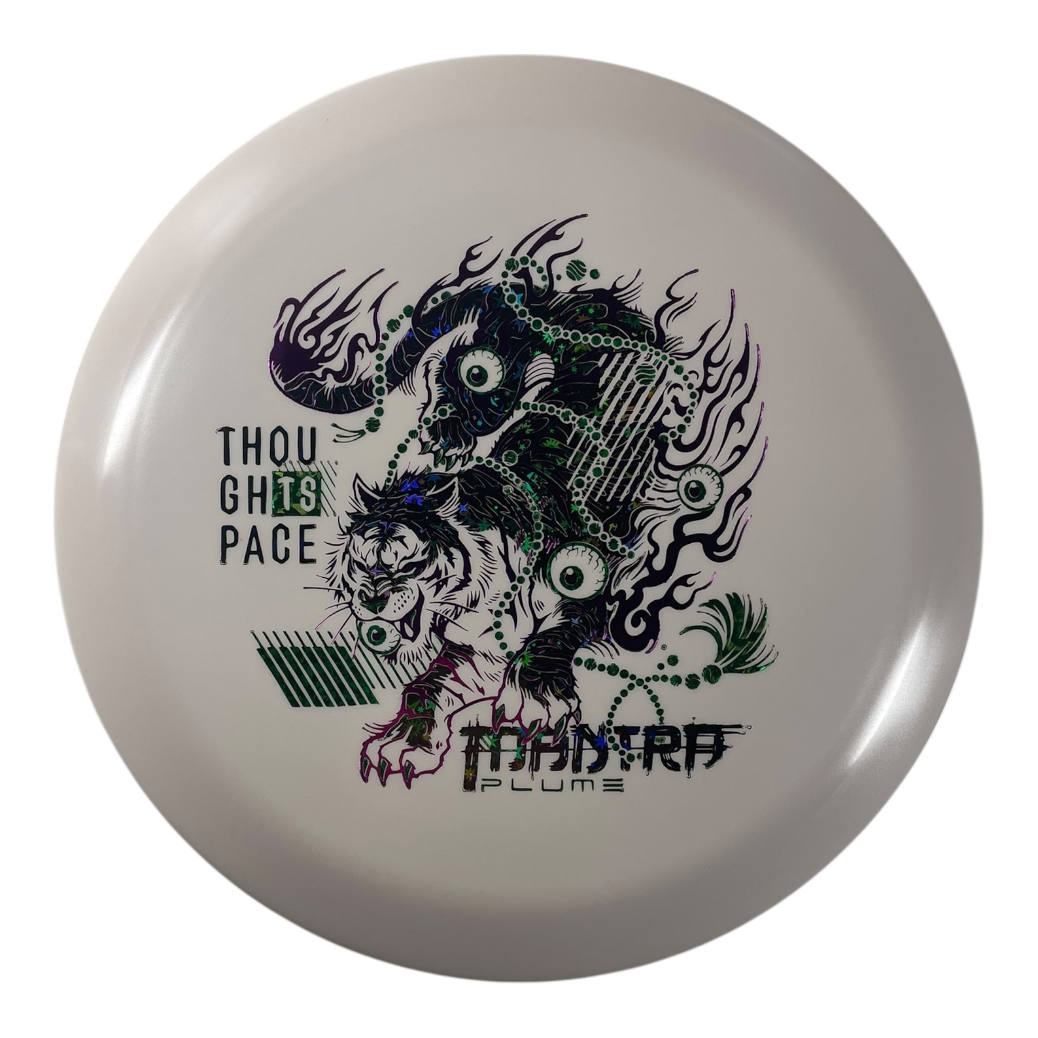 Thought Space Athletics Mantra | Plume | White/Purple/Green 158g Disc Golf