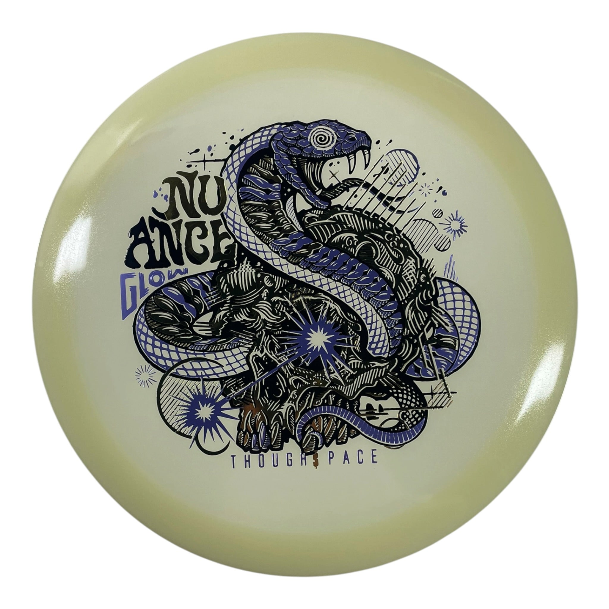 Thought Space Athletics Nuance | Glow | Glow/Gold/Purple 172g Disc Golf