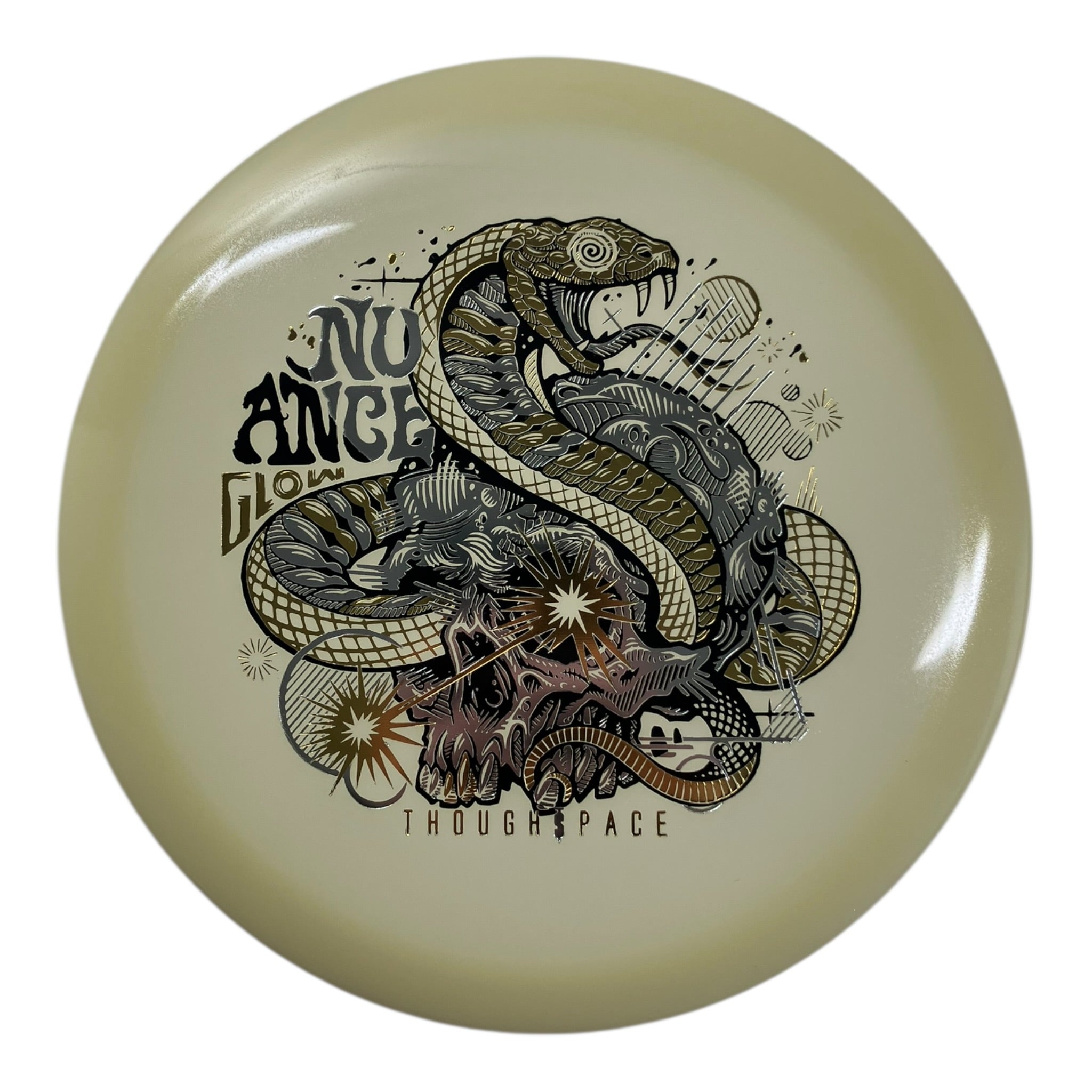 Thought Space Athletics Nuance | Glow | Glow/Silver/Gold 172g Disc Golf