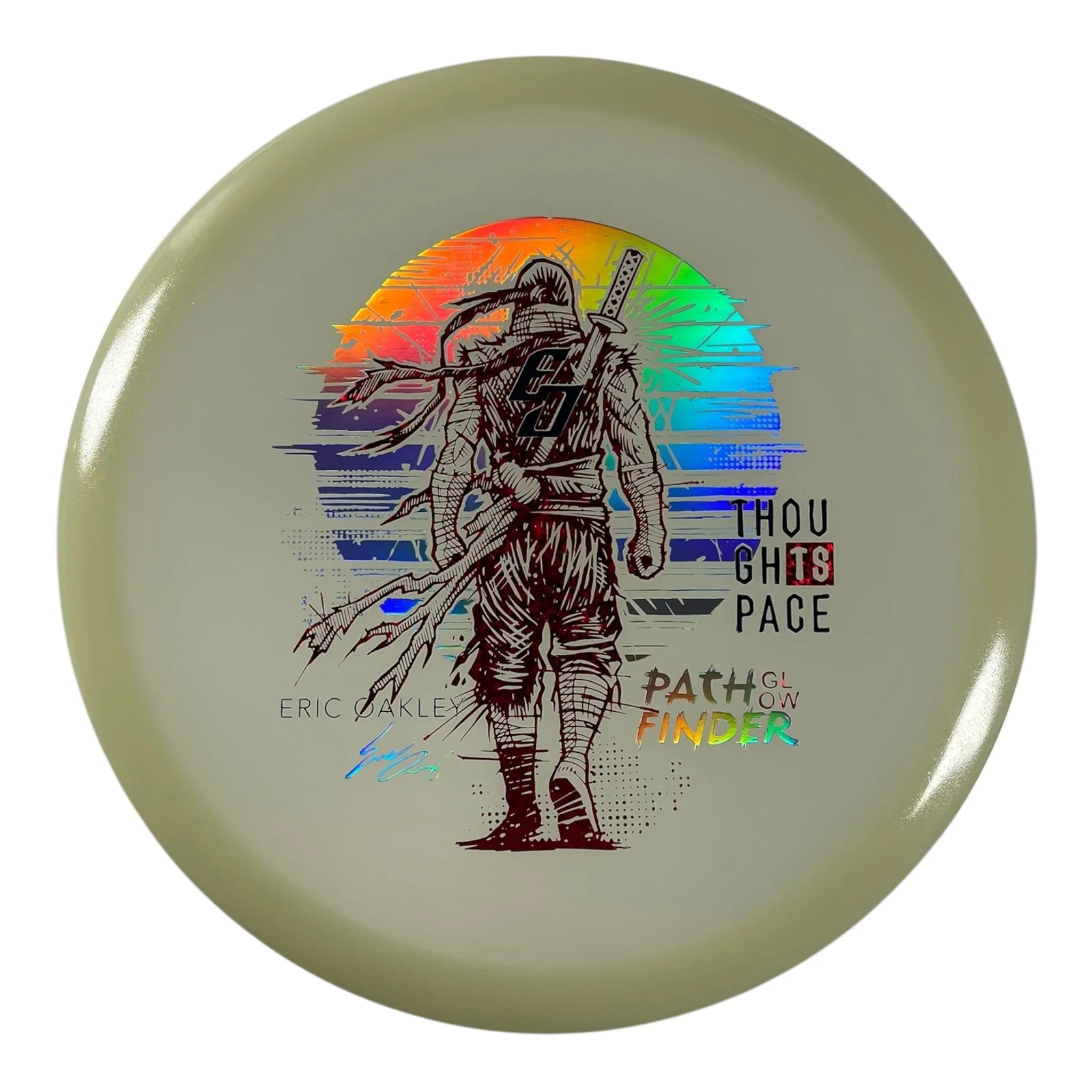 Thought Space Athletics Pathfinder | Glow | Red Sparkle/Holo 176g (Eric Oakley) Disc Golf
