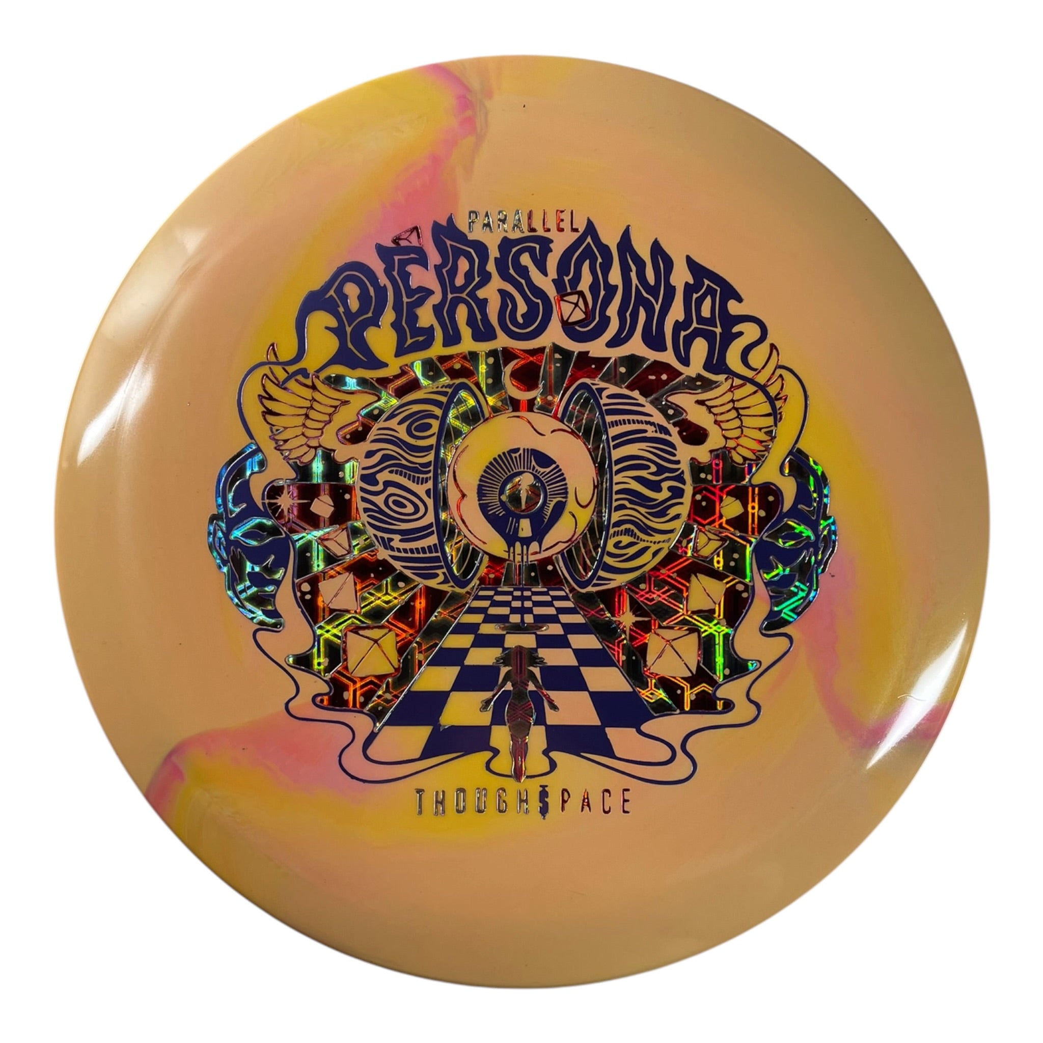 Thought Space Athletics Persona | Parallel | Yellow/Purple/Holo 168g Disc Golf