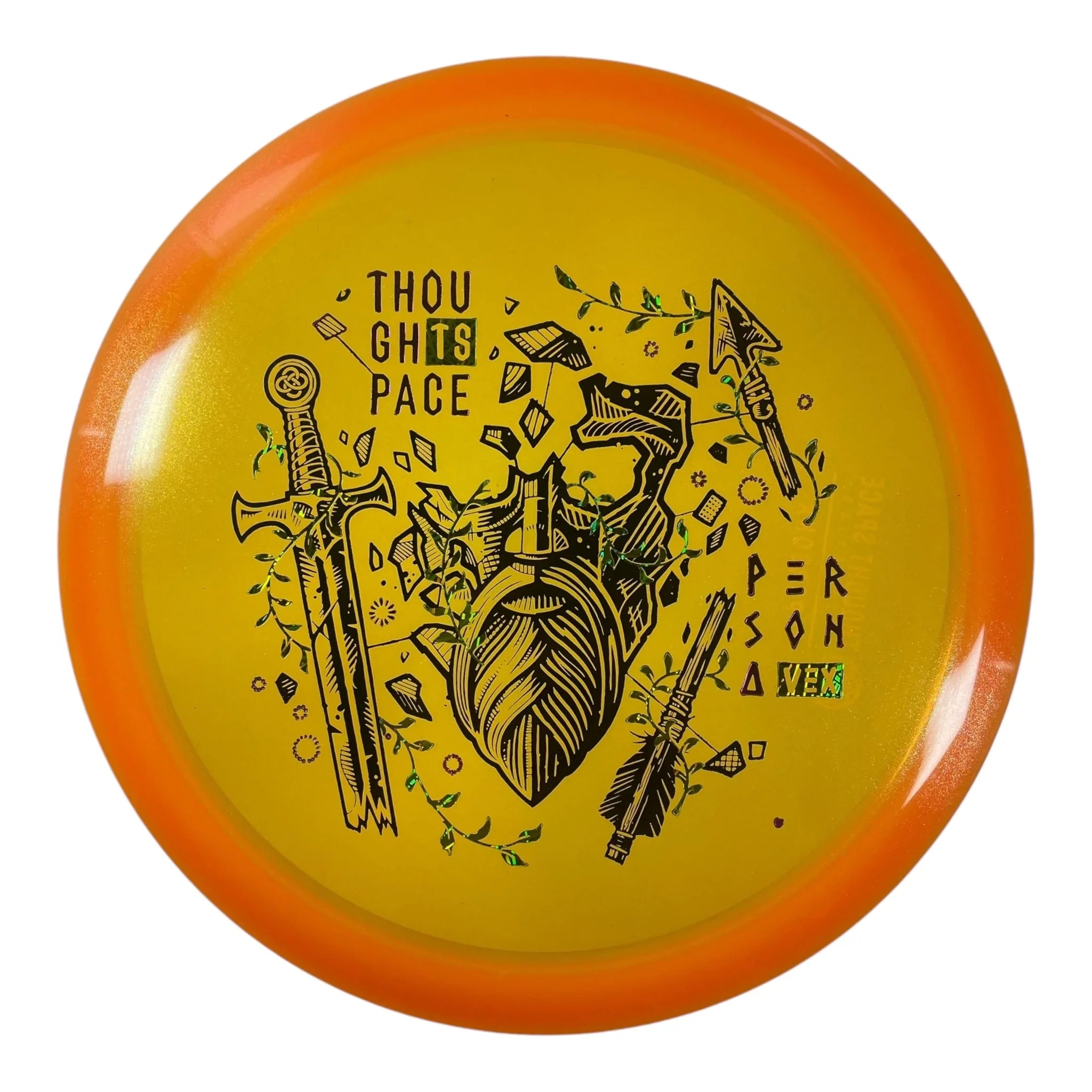 Thought Space Athletics Persona | Vex | Orange/Black/Purple 170g Disc Golf