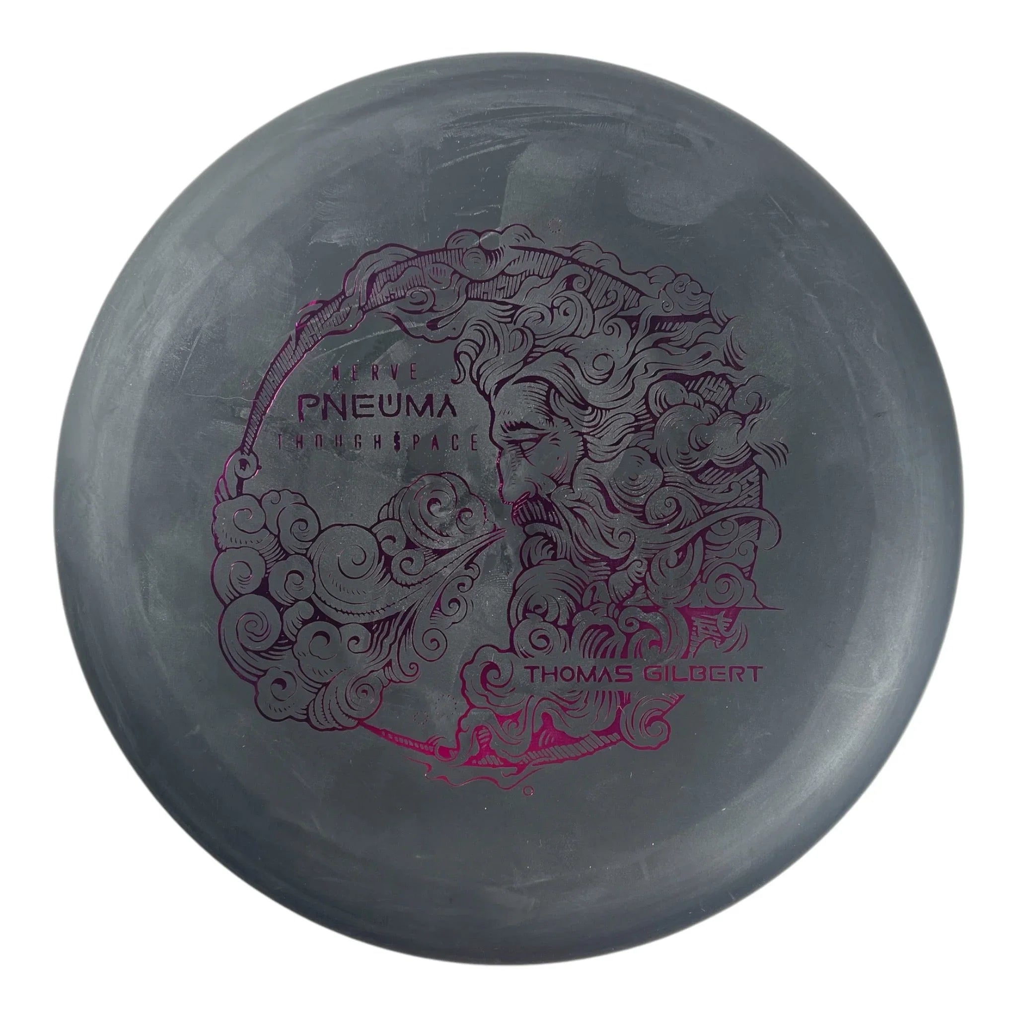 Thought Space Athletics Pneuma | Nerve | Black/Pink 173g (Thomas Gilbert) Disc Golf