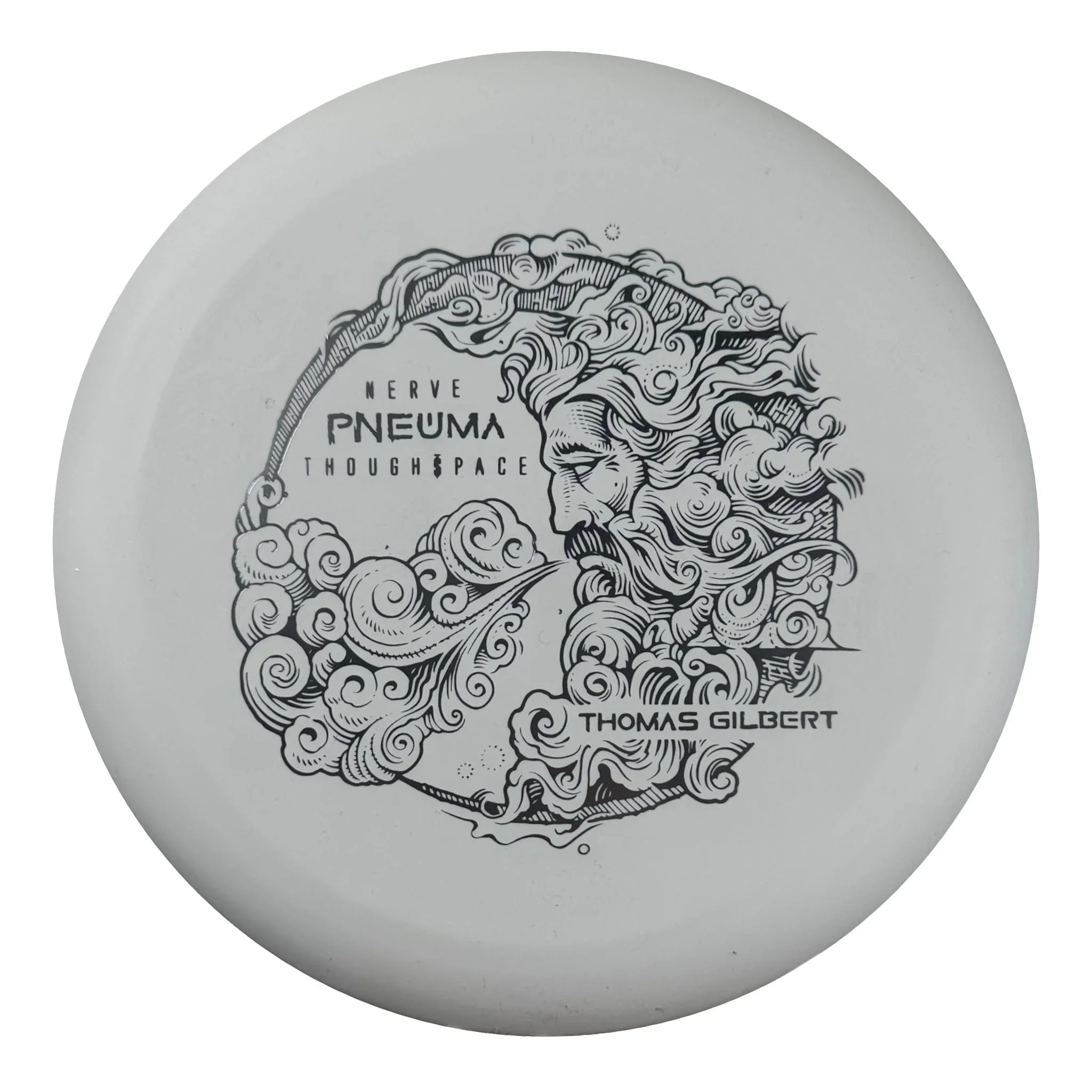 Thought Space Athletics Pneuma | Nerve | White/Silver 172g (Thomas Gilbert) Disc Golf