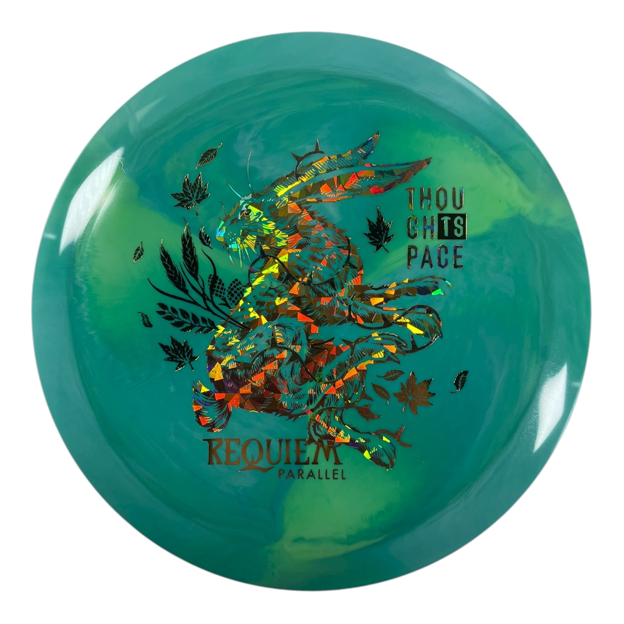 Thought Space Athletics Requiem | Parallel | Green/Gold Holo 171g Disc Golf