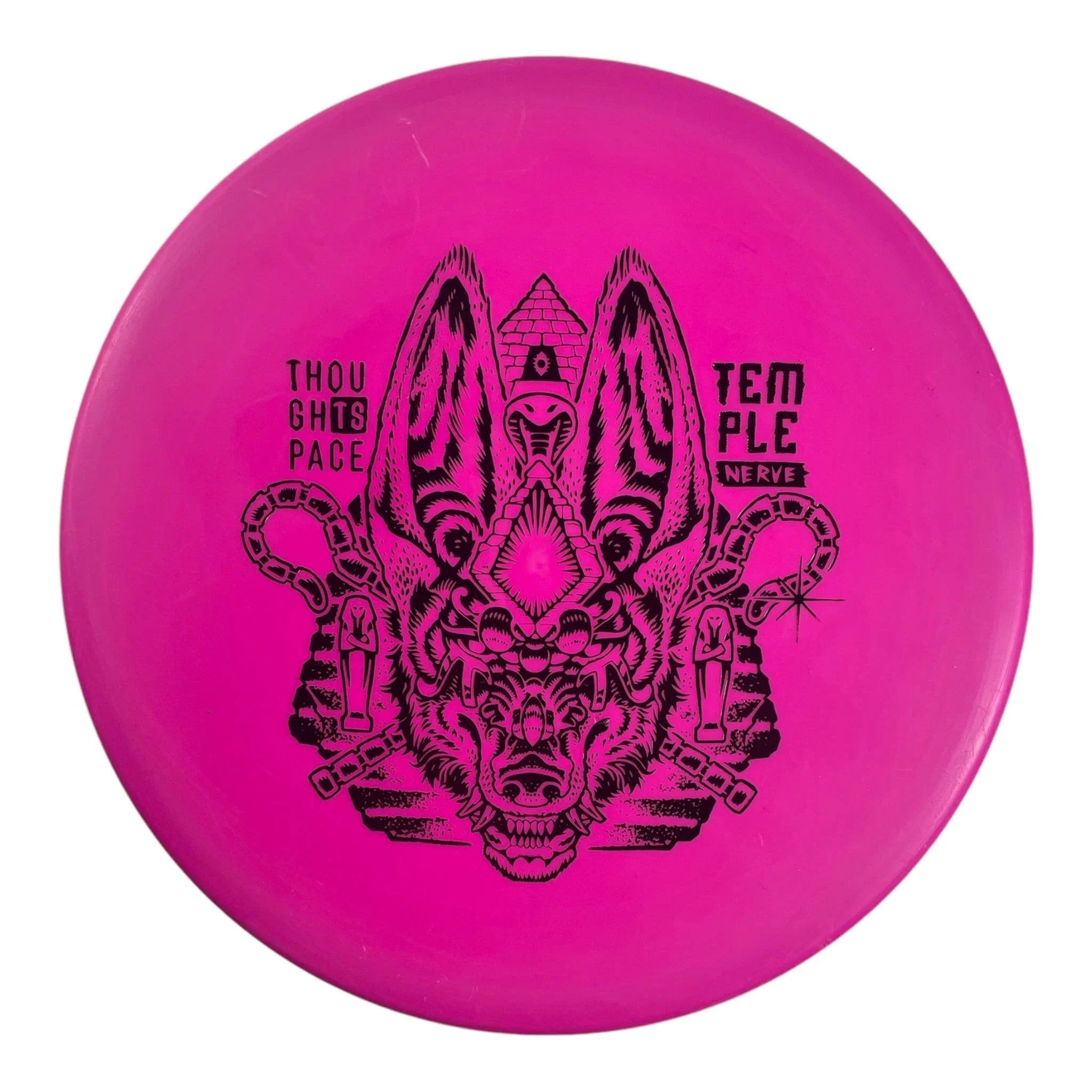 Thought Space Athletics Temple | Nerve | Pink/Black 175g Disc Golf