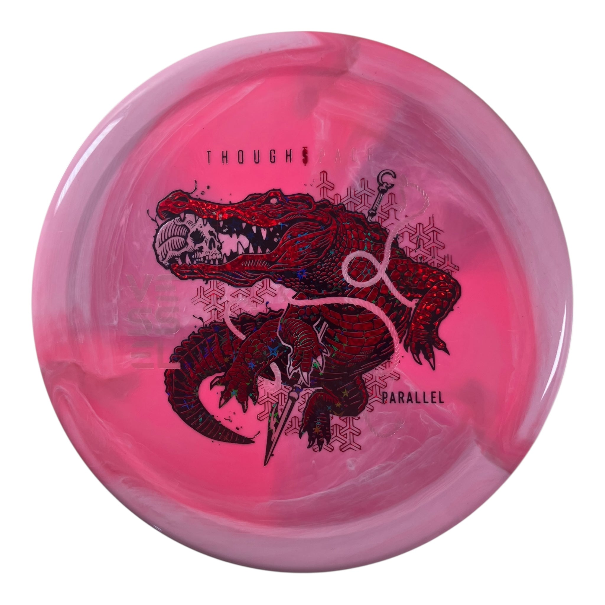 Thought Space Athletics Vessel | Parallel | Pink/Red/Grey Stars 174g Disc Golf