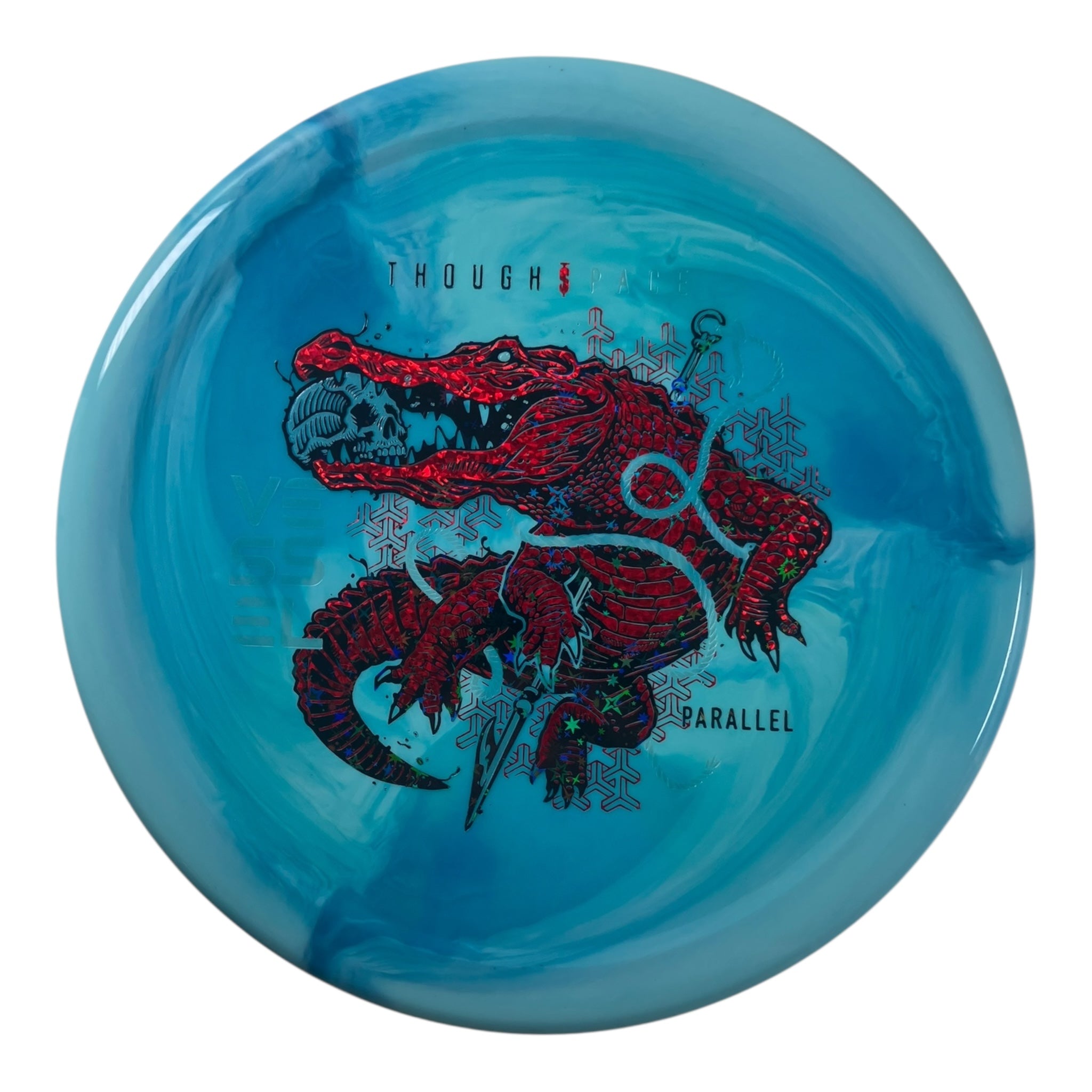 Thought Space Athletics Vessel | Parallel | Teal/Red/Grey 173g Disc Golf