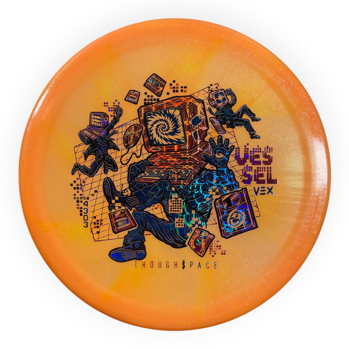 Thought Space Athletics Vessel | Vex | Orange/Blue 174g Disc Golf