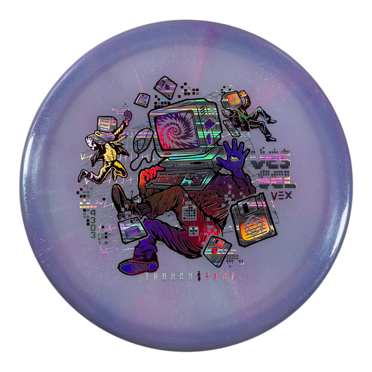 Thought Space Athletics Vessel | Vex | Purple/Pink Holo 169-173g Disc Golf