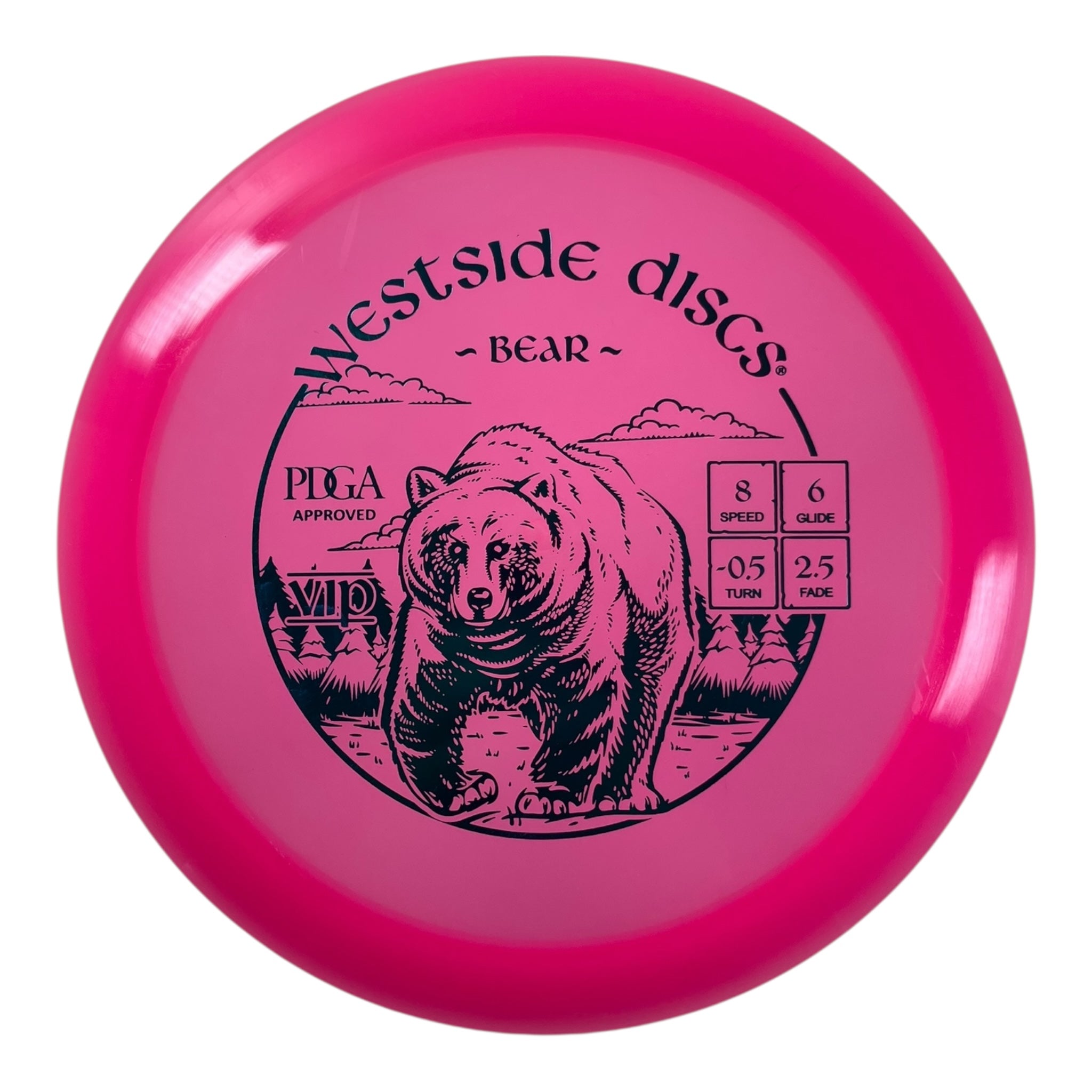Westside Discs Bear | VIP | Pink/Blue 174-176g Disc Golf
