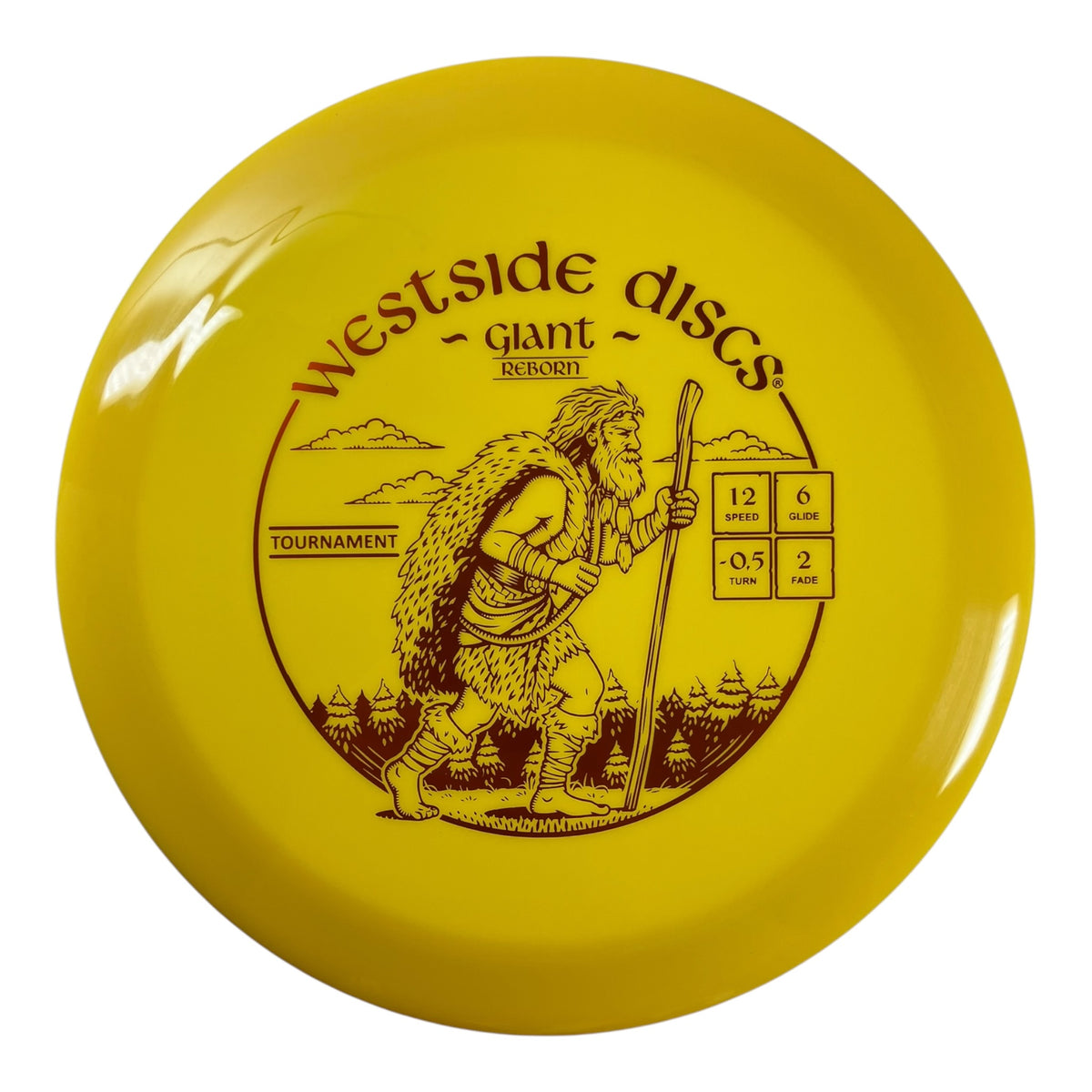 Westside Discs Giant Reborn | Tournament | Yellow/Bronze 172g Disc Golf