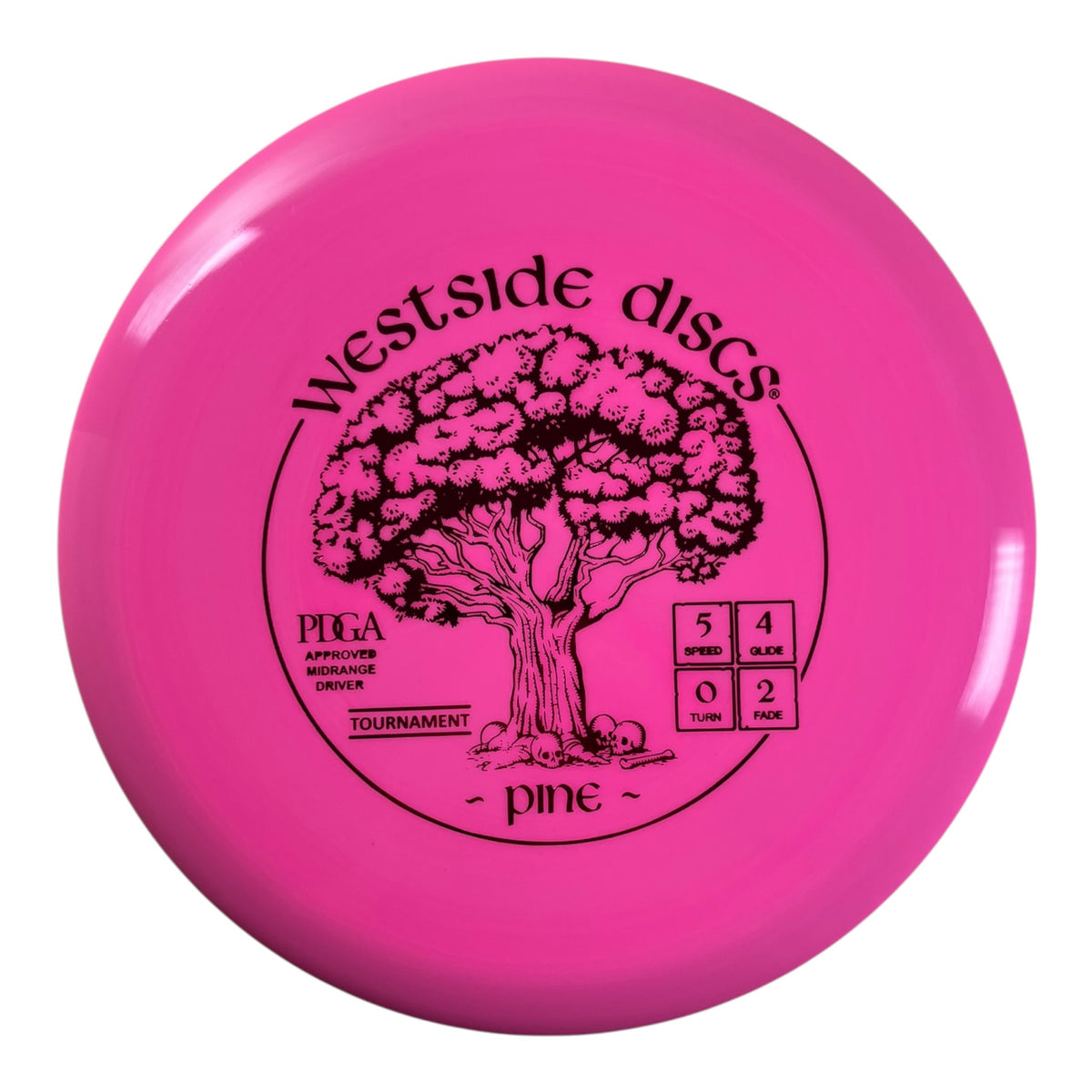 Westside Discs Pine | Tournament | Pink/Red 172g Disc Golf