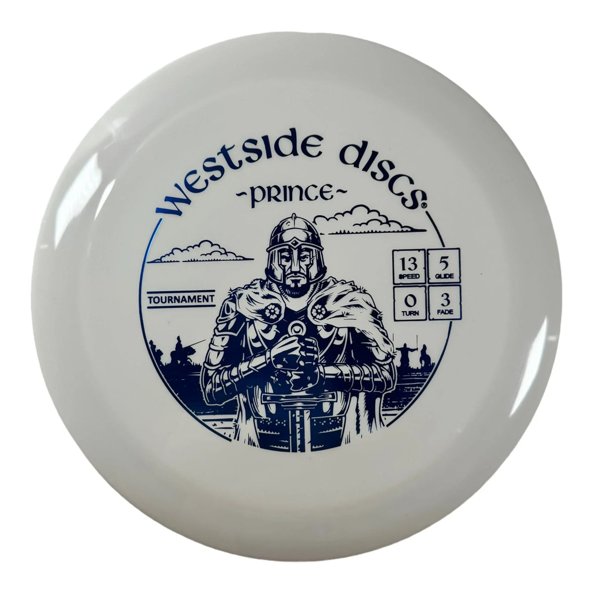 Westside Discs Prince | Tournament | White/Blue 173 - 175g Disc Golf