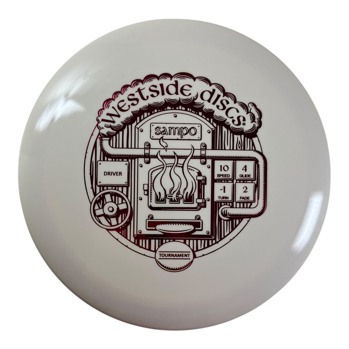 Westside Discs Sampo | Tournament | White/Red 176g Disc Golf