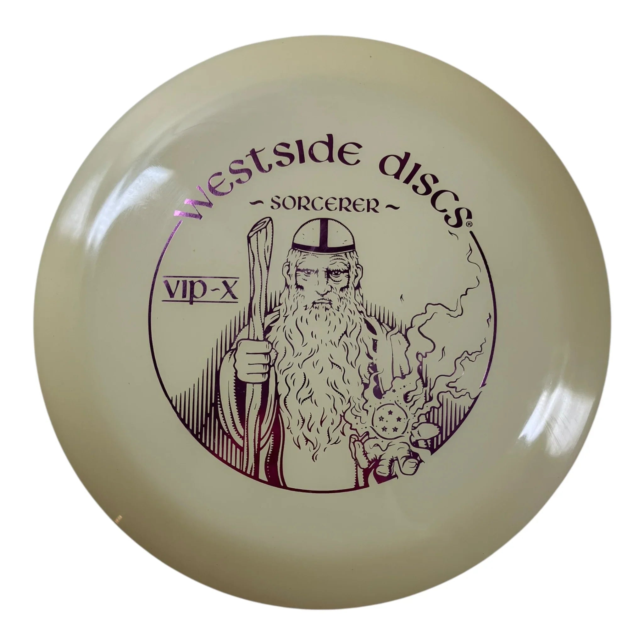 Westside Discs Sorcerer | VIP | White/Pink 174g Disc Golf
