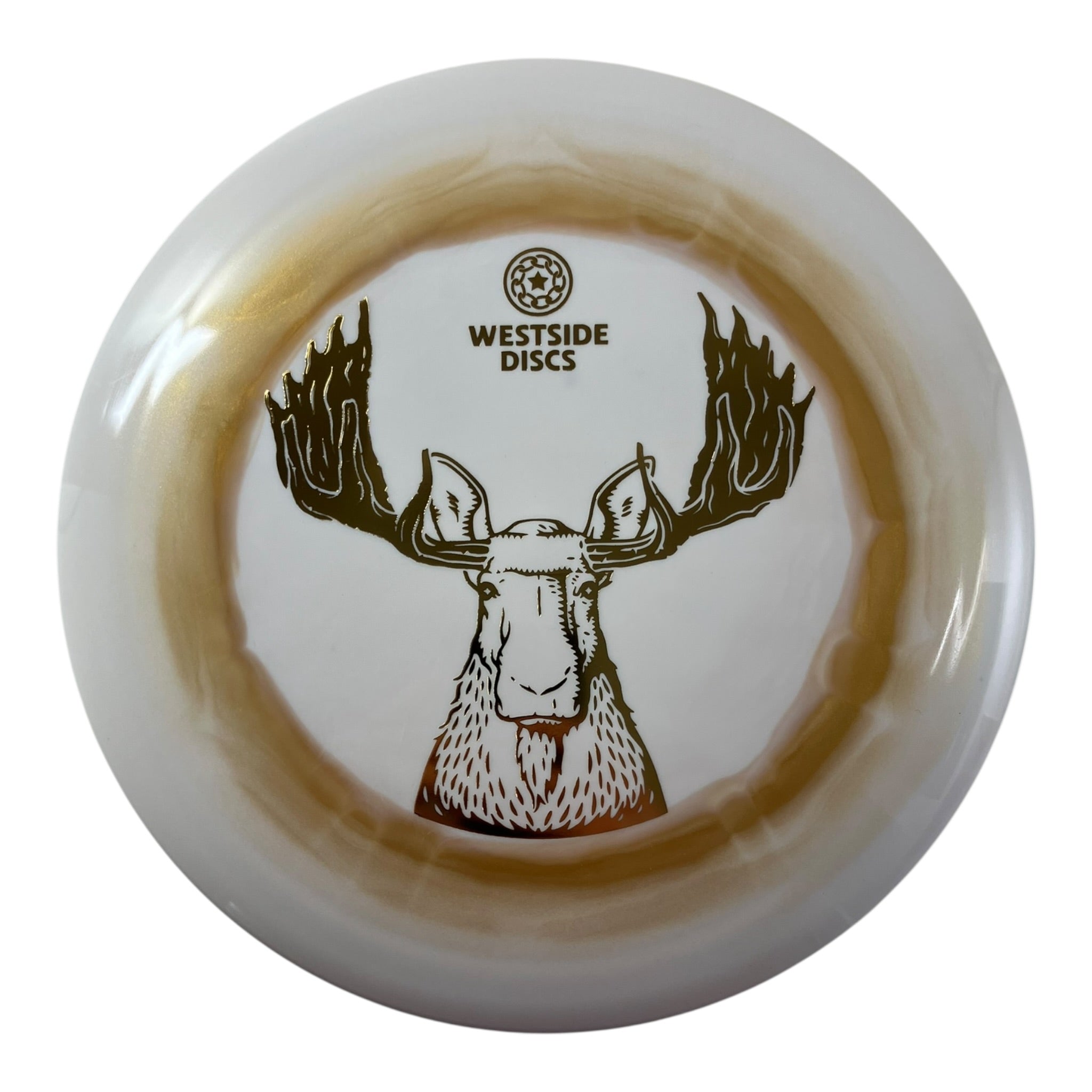 Westside Discs Stag | Tournament Ring | Gold/Gold 173g Disc Golf