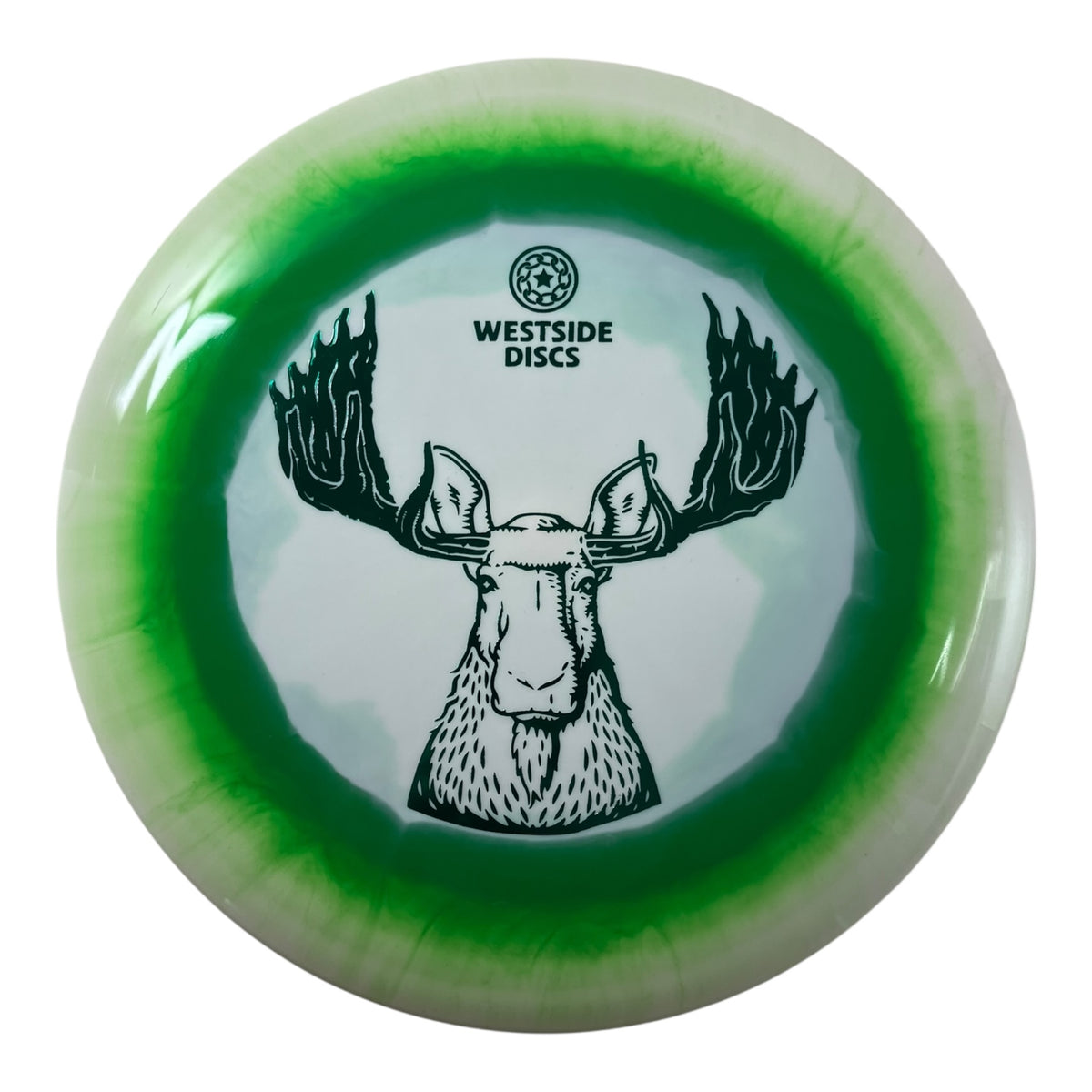Westside Discs Stag | Tournament Ring | Green/Green 173g Disc Golf