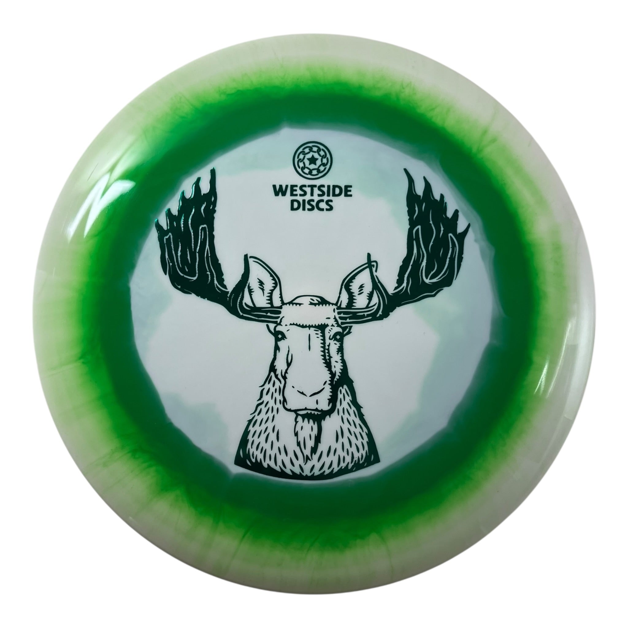 Westside Discs Stag | Tournament Ring | Green/Green 173g Disc Golf