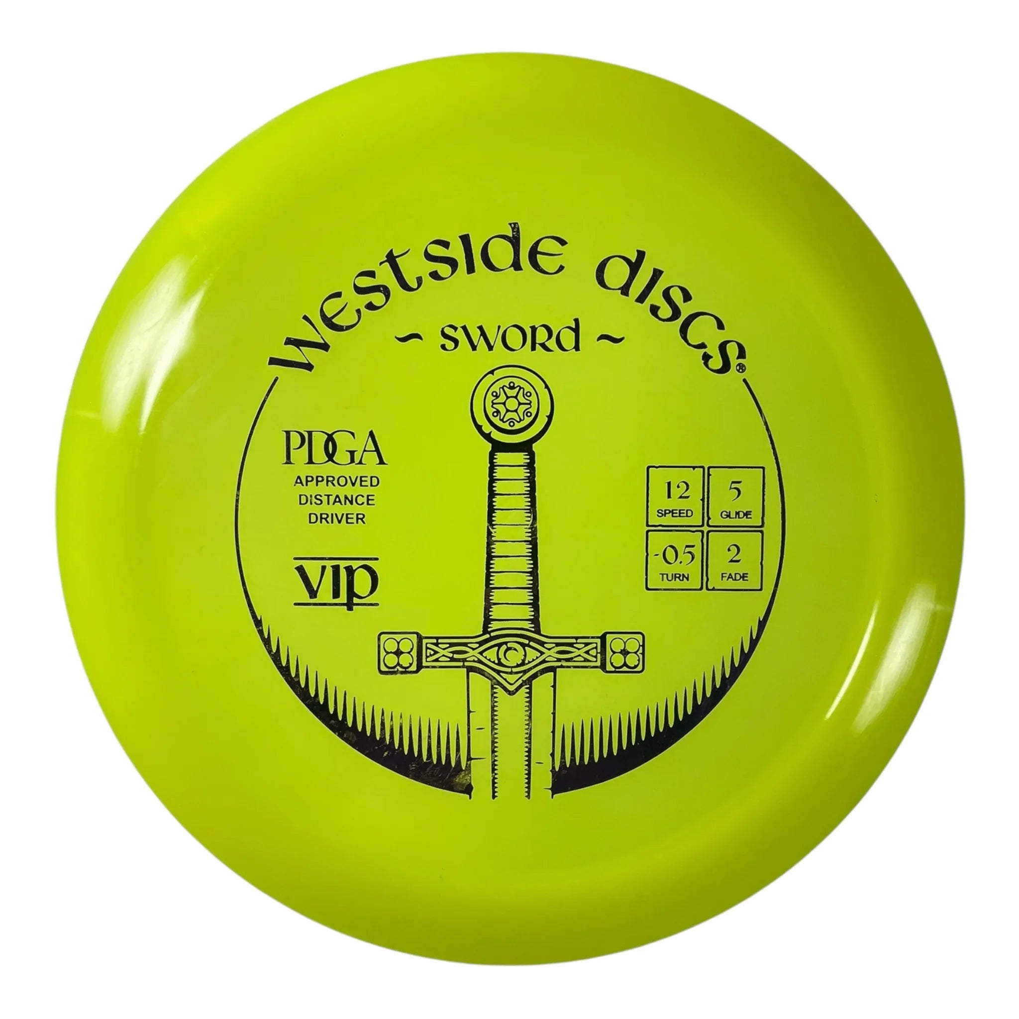 Westside Discs Sword | VIP | Yellow/Purple 173g Disc Golf