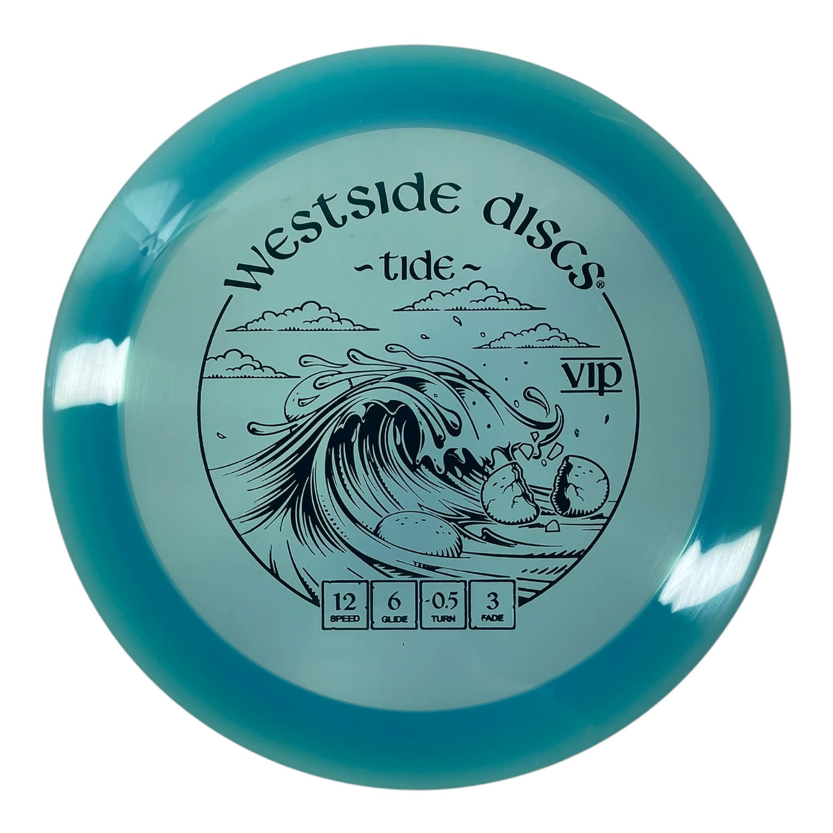 Westside Discs Tide | VIP | Blue/Teal 175g Disc Golf