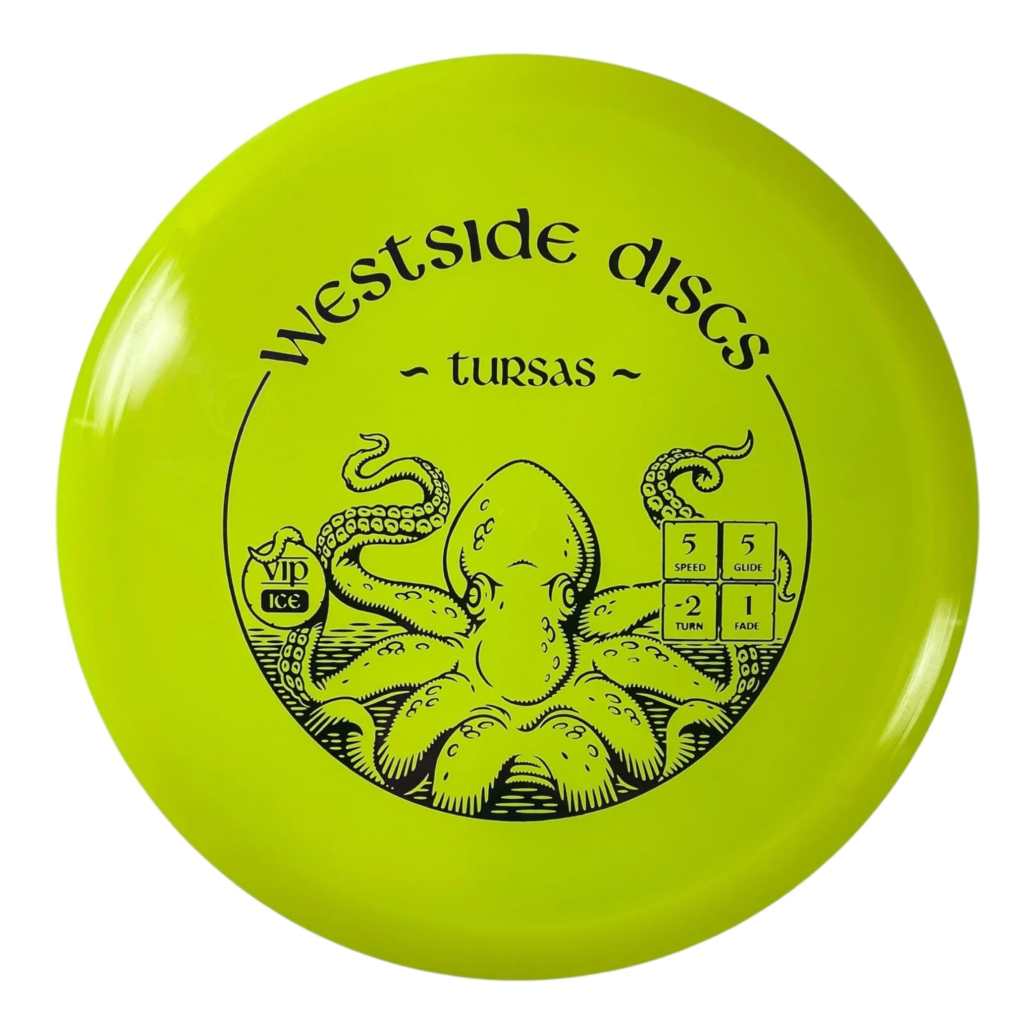 Westside Discs Tursas | VIP Ice | Yellow/Purple 178g Disc Golf