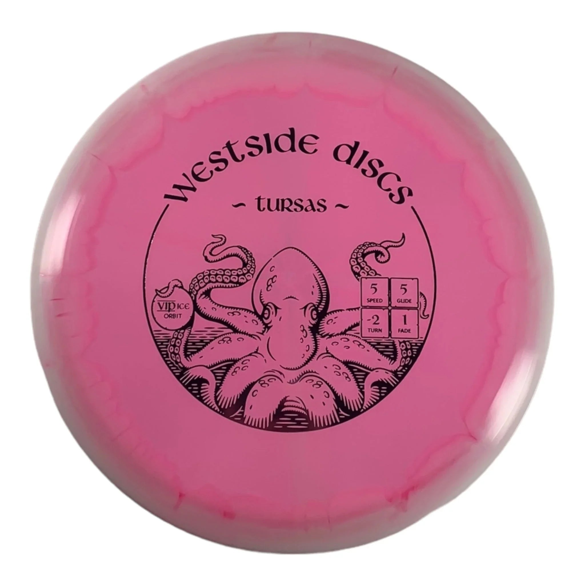 Westside Discs Tursas | VIP - Ice Orbit | Pink/Pink 178g Disc Golf