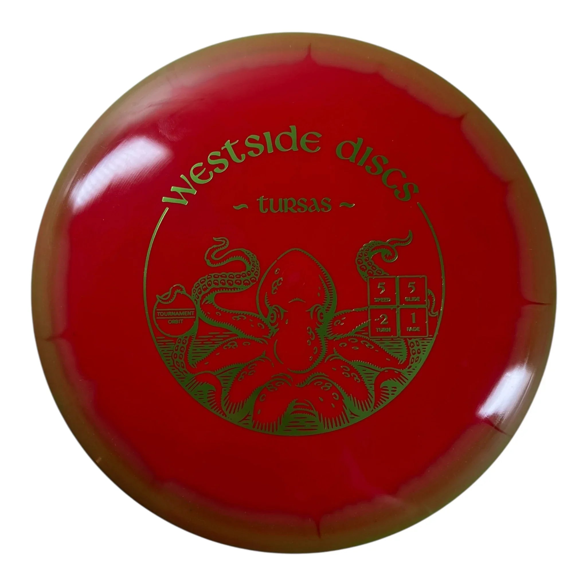 Westside Discs Tursas | VIP-Ice Orbit | Red/Gold 172g Disc Golf