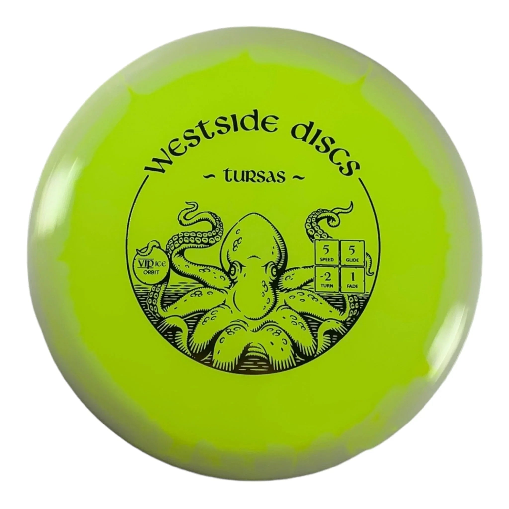 Westside Discs Tursas | VIP - Ice Orbit | Yellow/Gold 178 - 179g Disc Golf