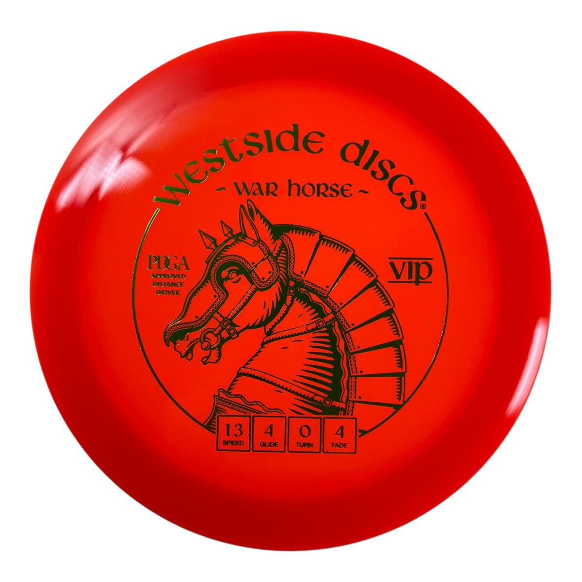 Westside Discs War Horse | VIP | Orange/Green 173g Disc Golf