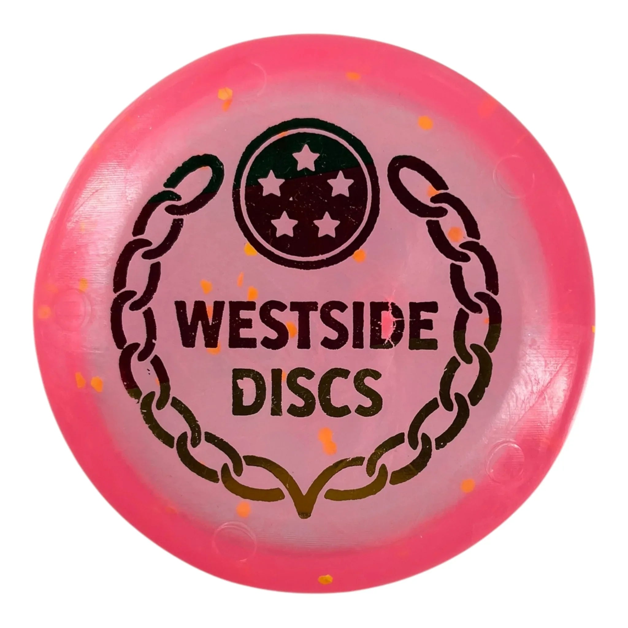 Westside Discs Westside Discs Zing Pico Mini Marker Disc Can Topper | Pink Confetti Disc Golf