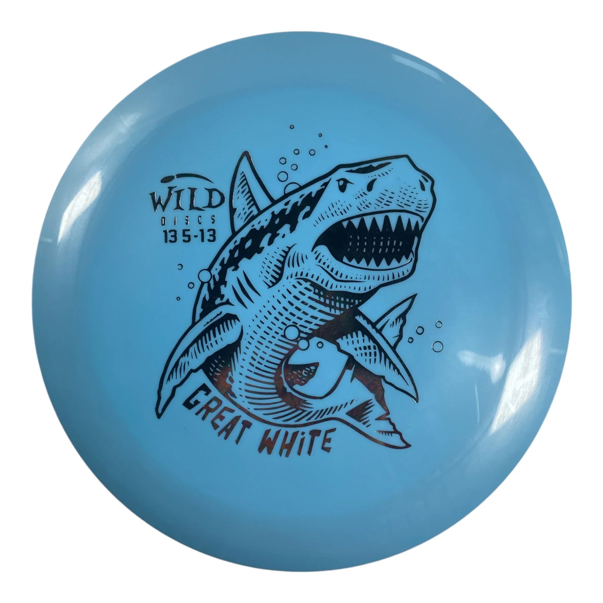 Wild Discs Great White | Lava | Blue/Holo 172g Disc Golf