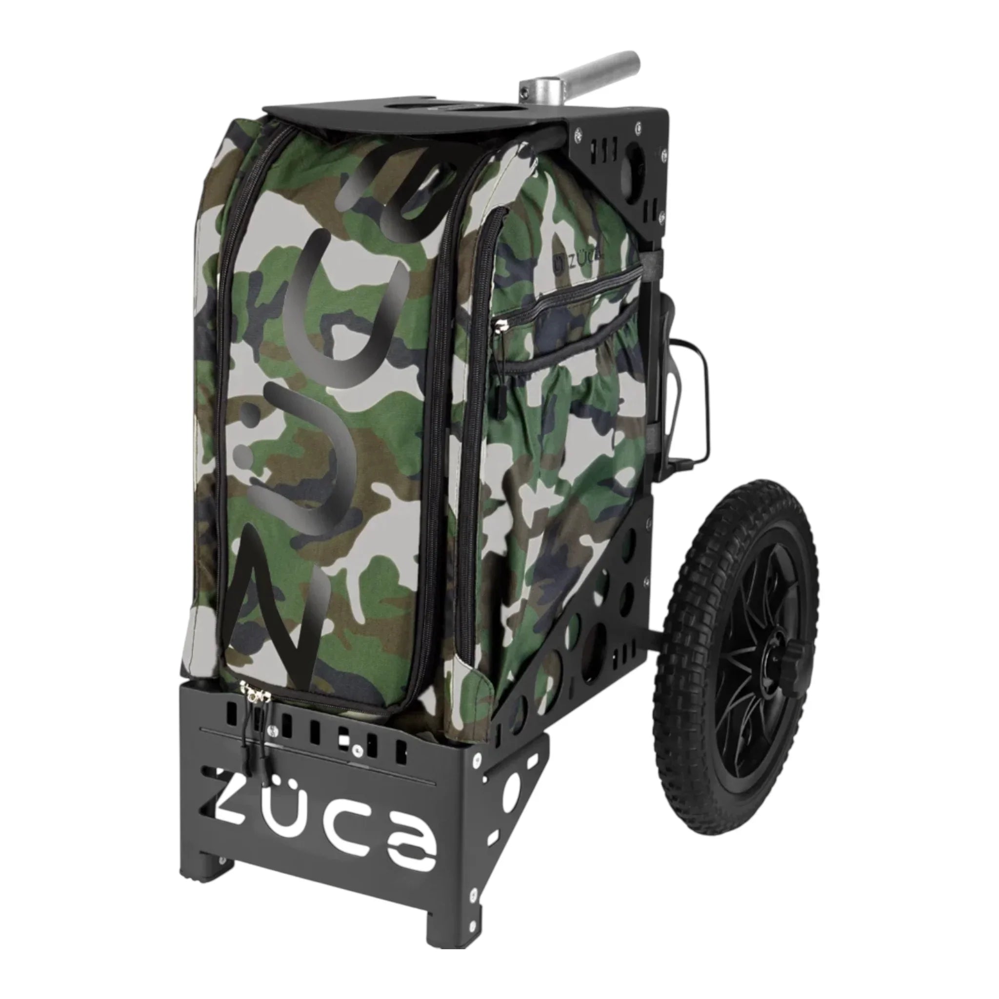 Zuca All-Terrain Cart with Camo Bag Disc Golf