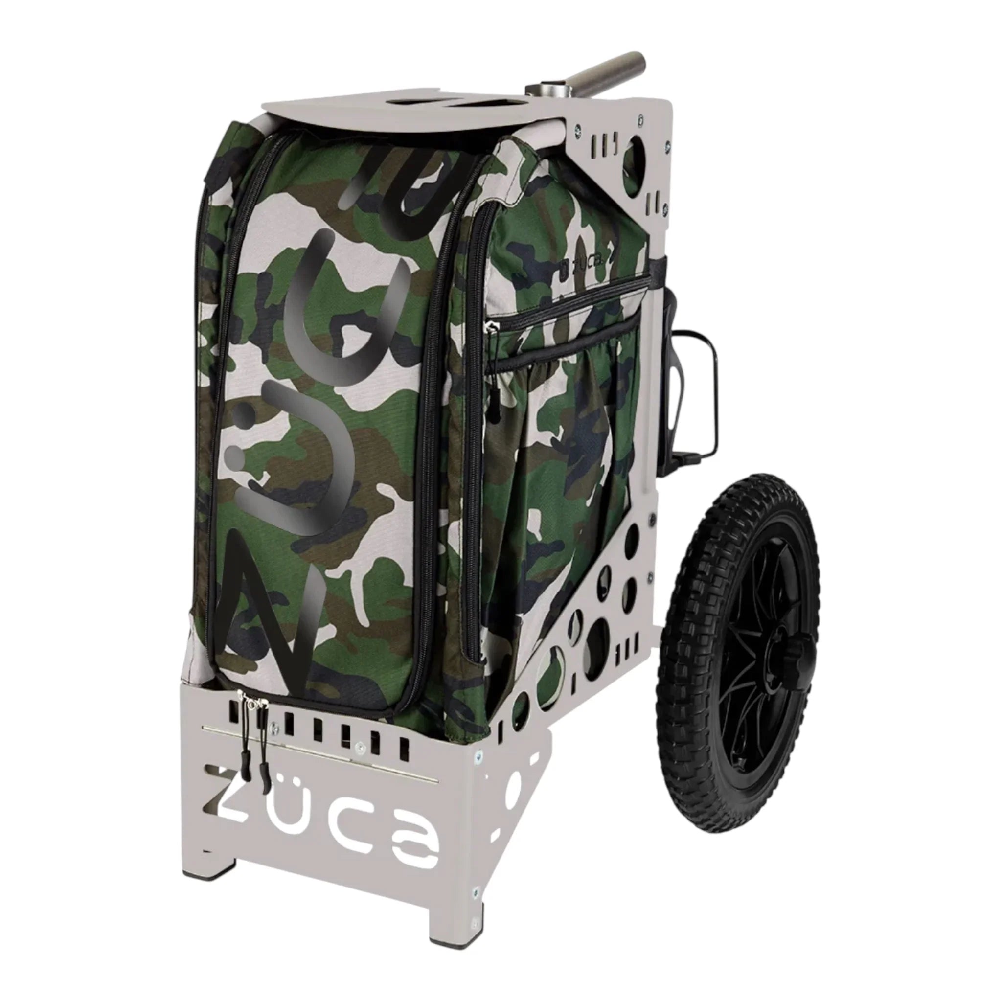 Zuca All-Terrain Cart with Camo Bag Disc Golf
