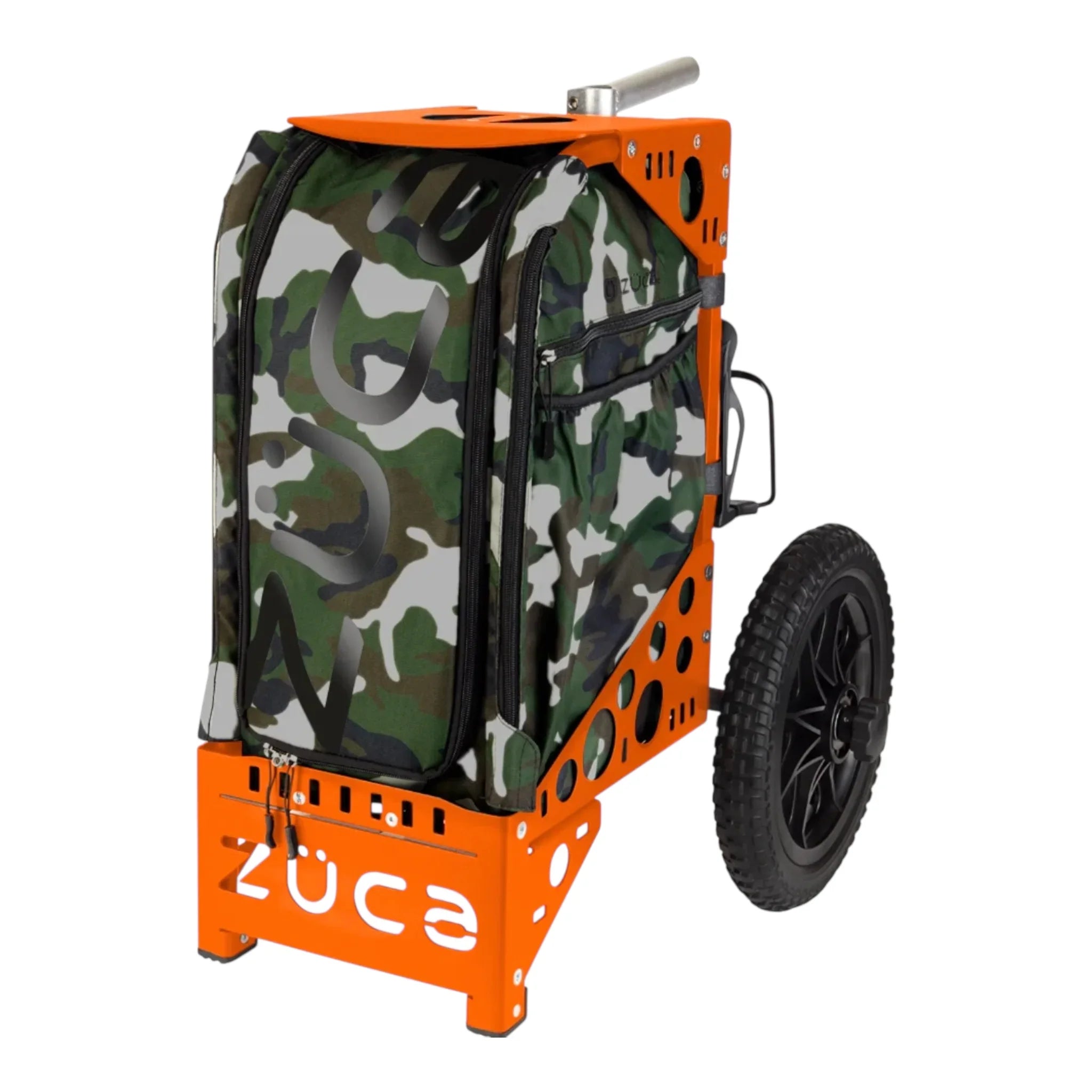 Zuca All-Terrain Cart with Camo Bag Disc Golf