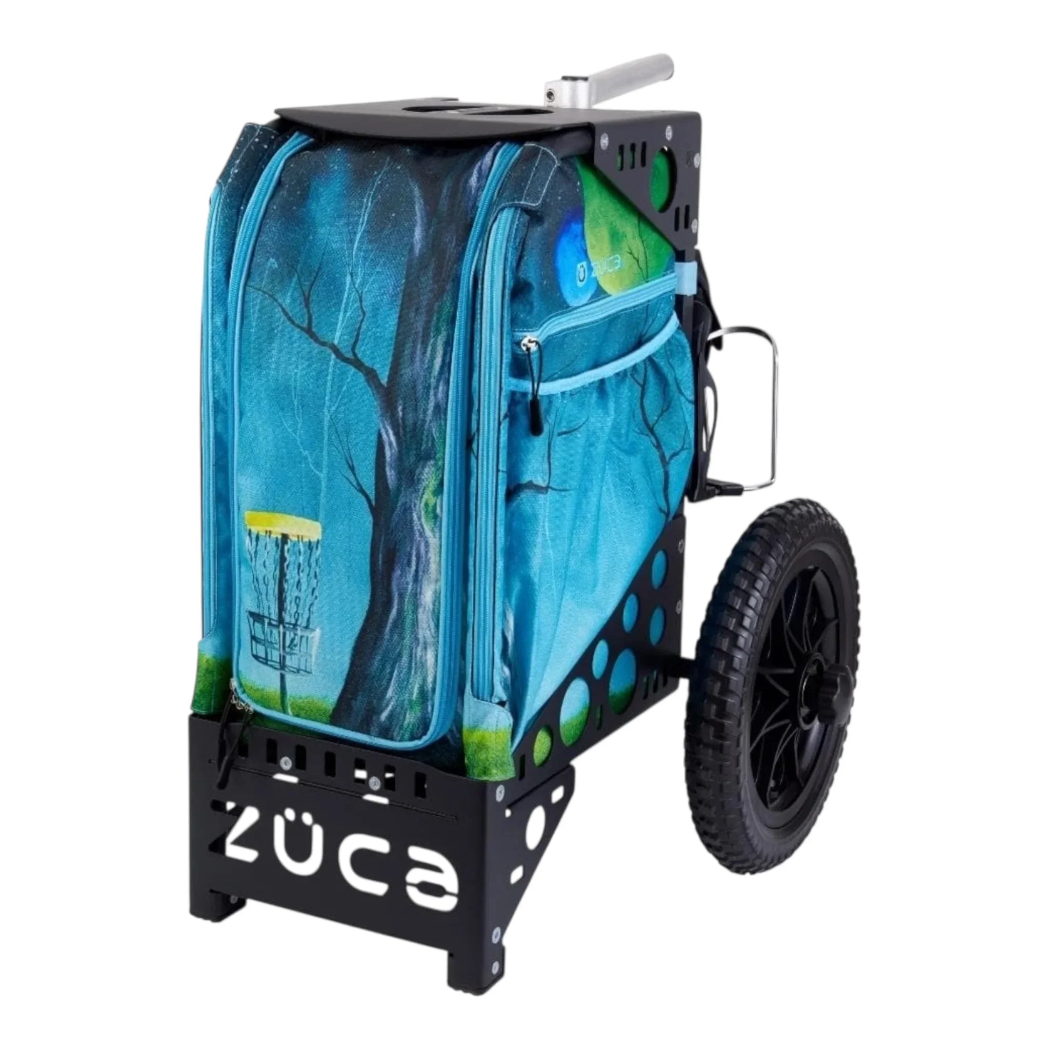 Zuca All-Terrain Cart with Moonlight Mando Bag Disc Golf