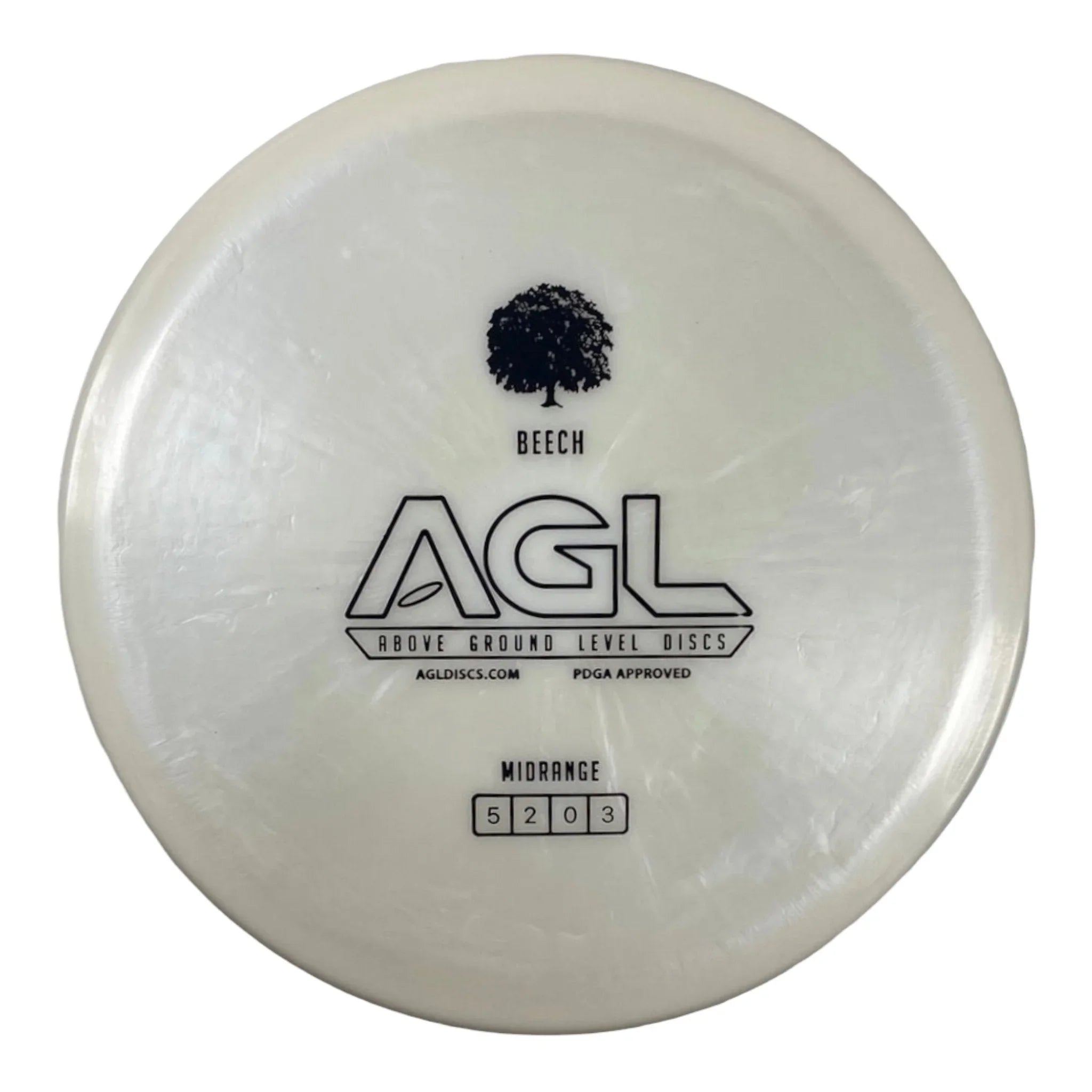 Above Ground Level Beech | Alpine | White/Black 180g Disc Golf