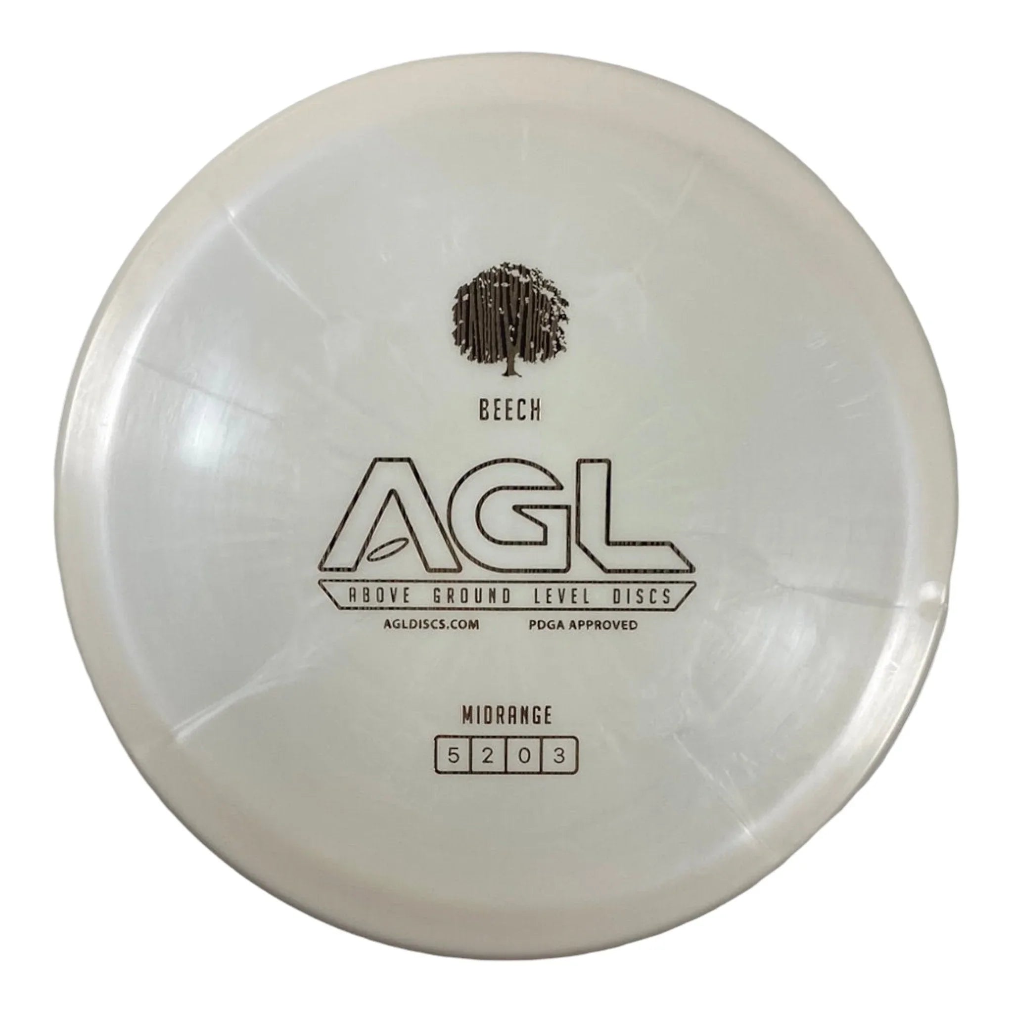 Above Ground Level Beech | Alpine | White/Gold 174g Disc Golf