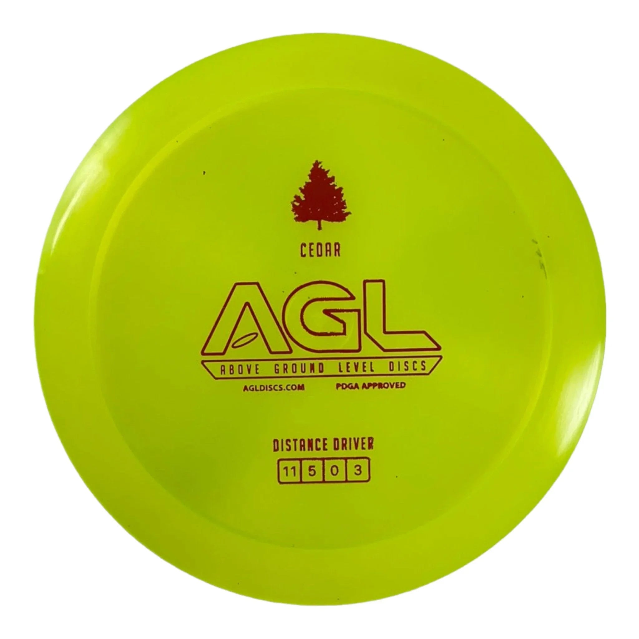Above Ground Level Cedar | Alpine | Green/Red 175g Disc Golf