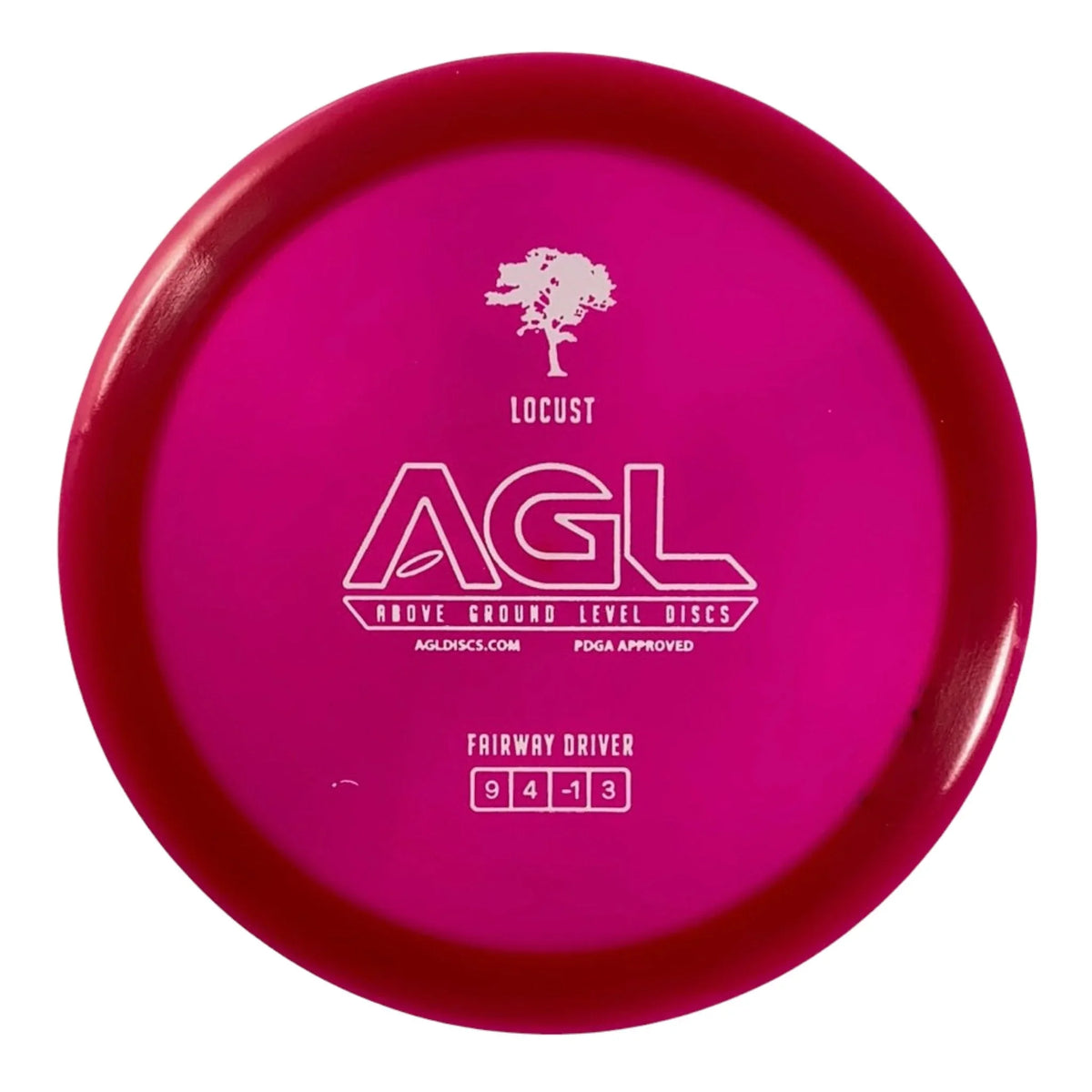 Above Ground Level Locust | Alpine | Pink/White 176g Disc Golf