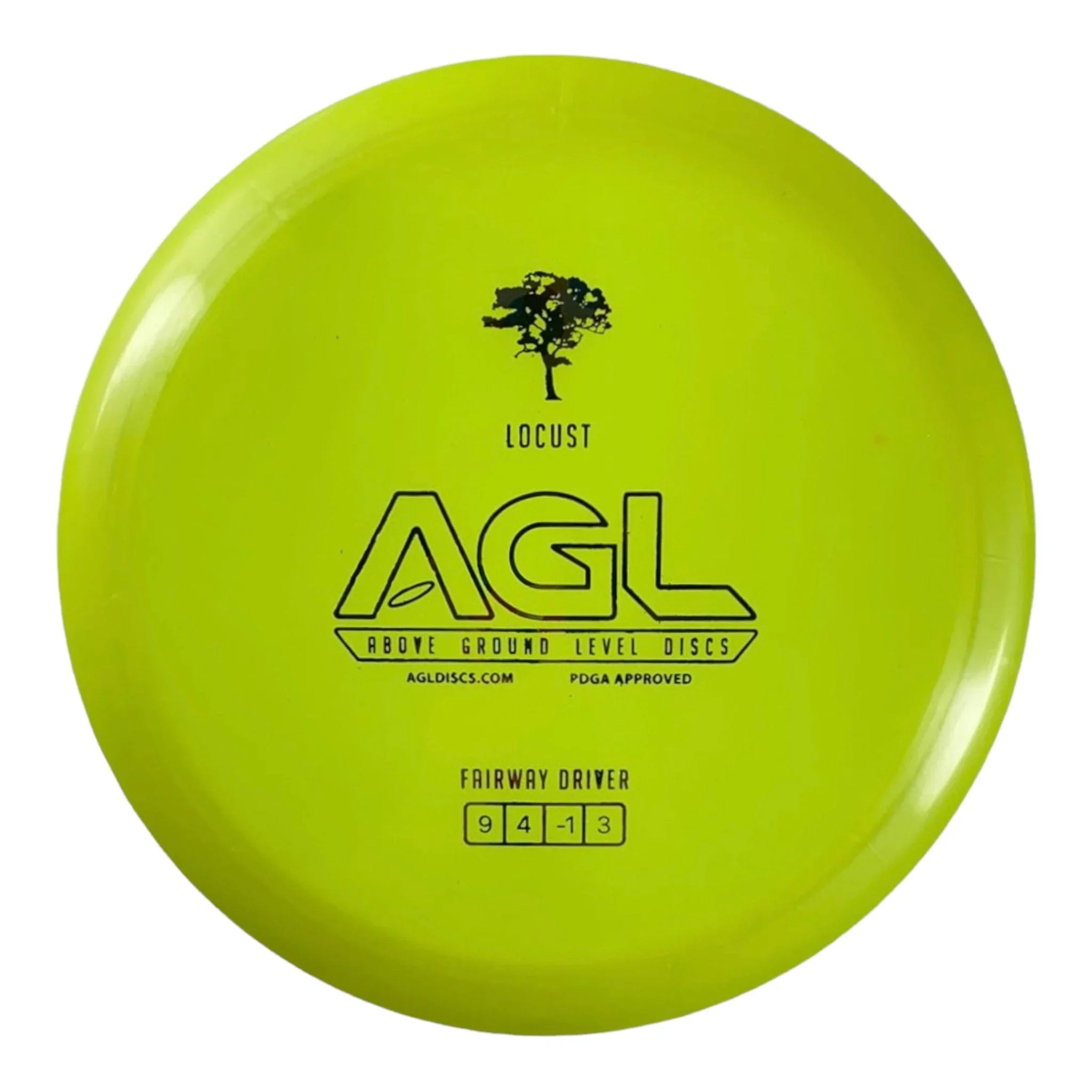 Above Ground Level Locust | Alpine | Yellow/Dots 166g Disc Golf