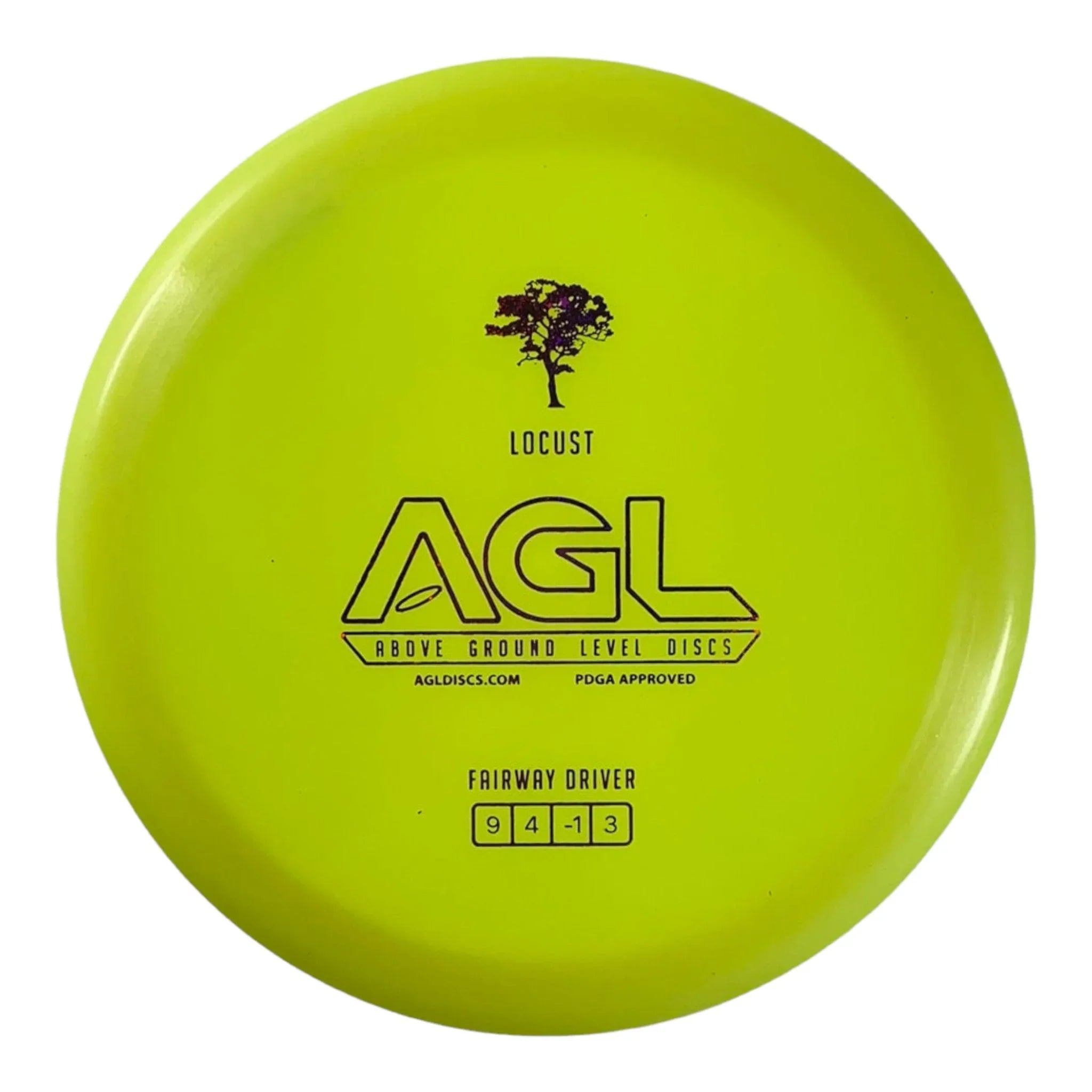 Above Ground Level Locust | Alpine | Yellow/Pink 167 - 175g Disc Golf