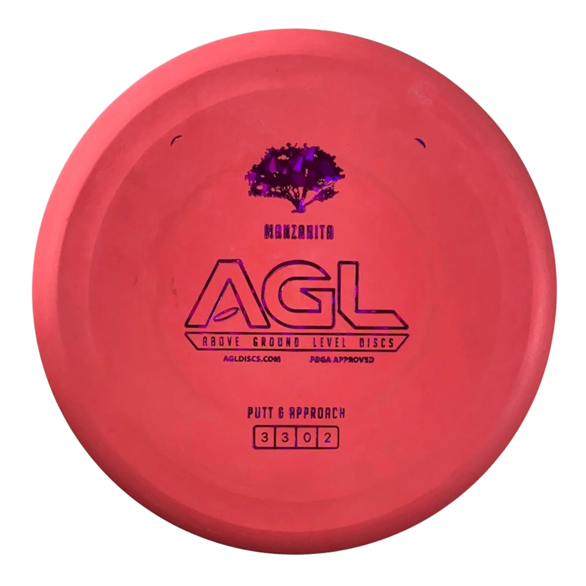 Above Ground Level Manzanita | Woodland | Pink/Pink 174g Disc Golf