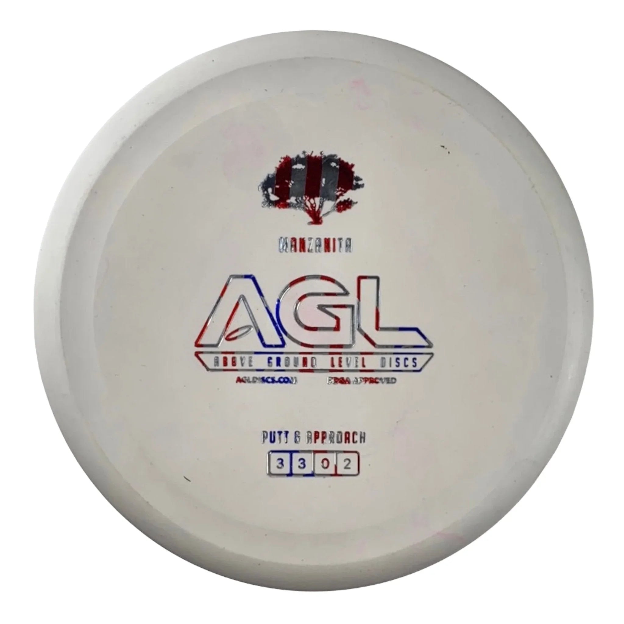 Above Ground Level Manzanita | Woodland | White/USA 174g Disc Golf