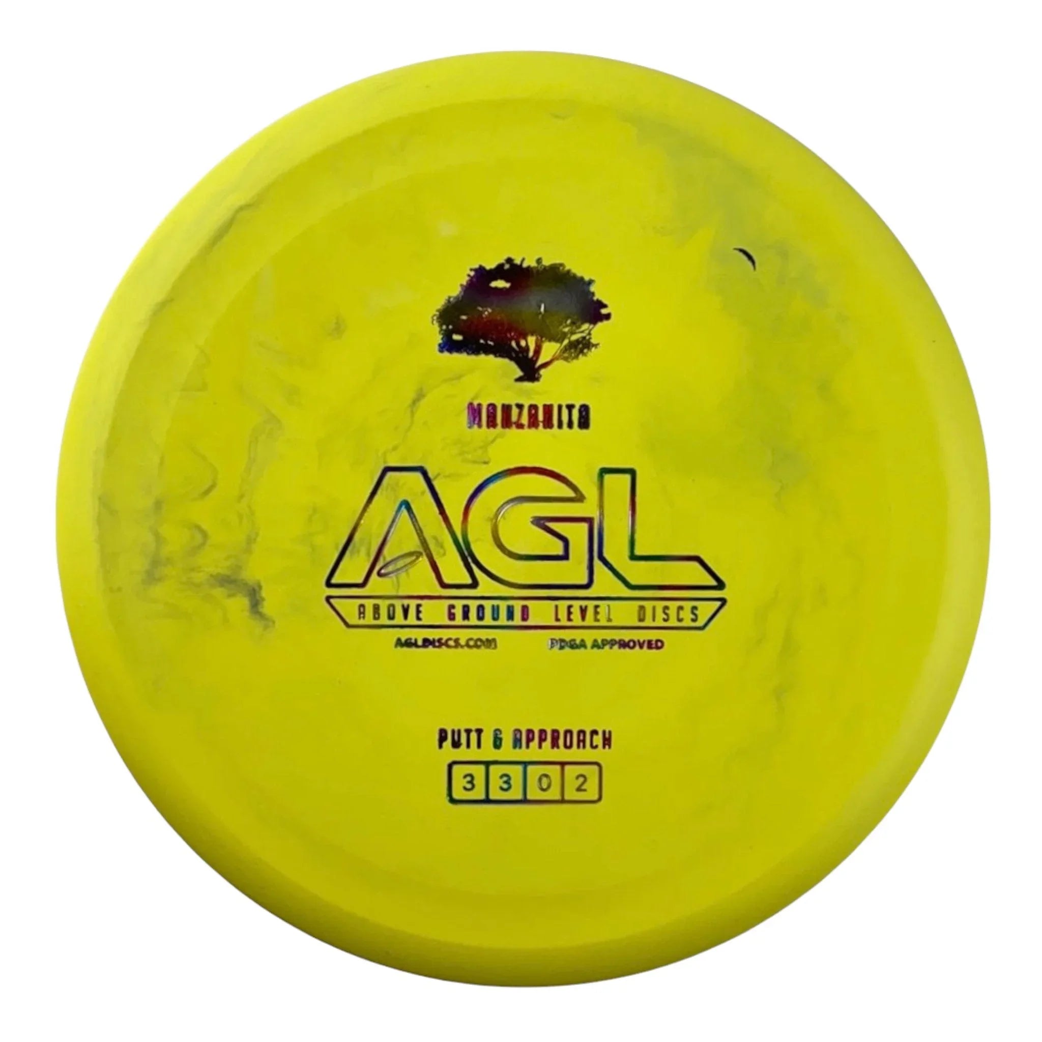 Above Ground Level Manzanita | Woodland | Yellow/Multi 173g Disc Golf