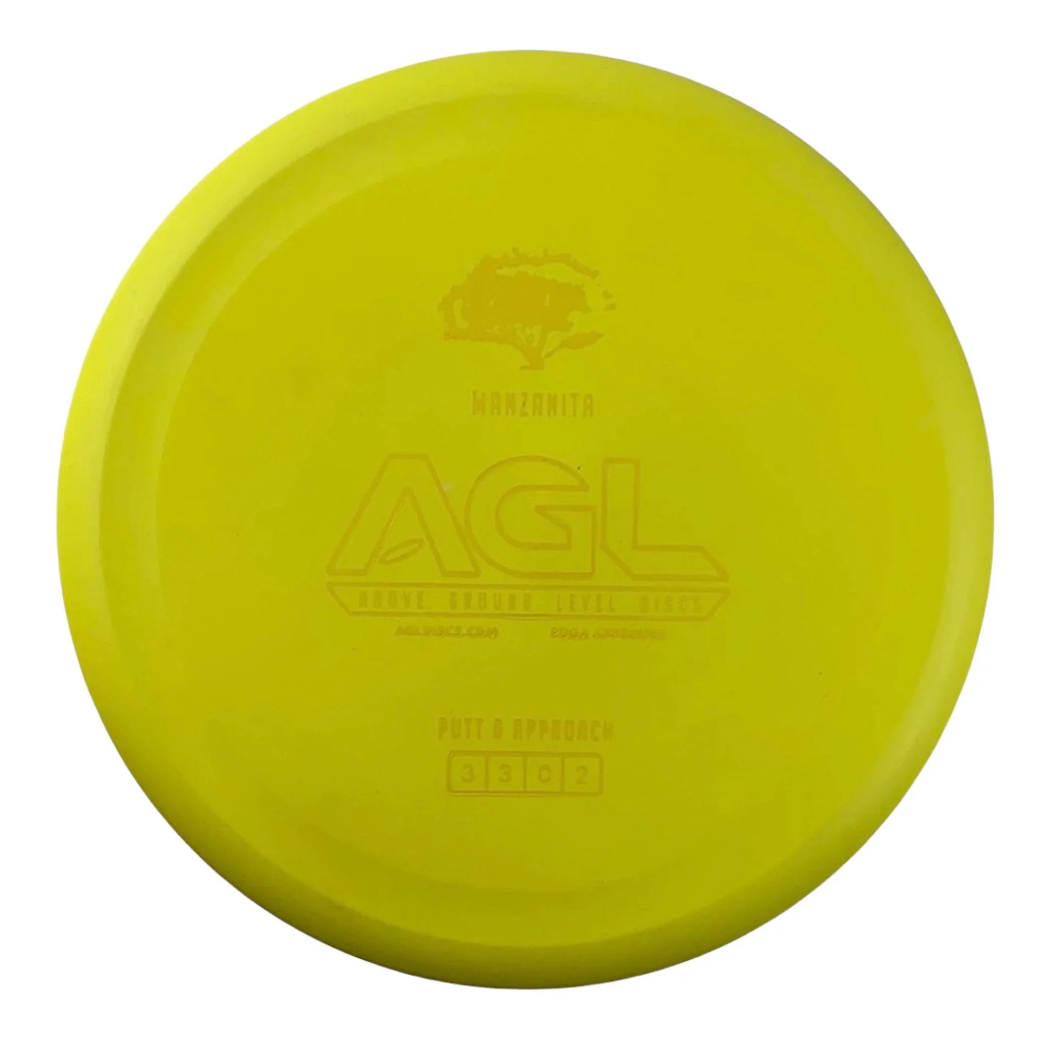 Above Ground Level Manzanita | Woodland | Yellow/Yellow 174g Disc Golf