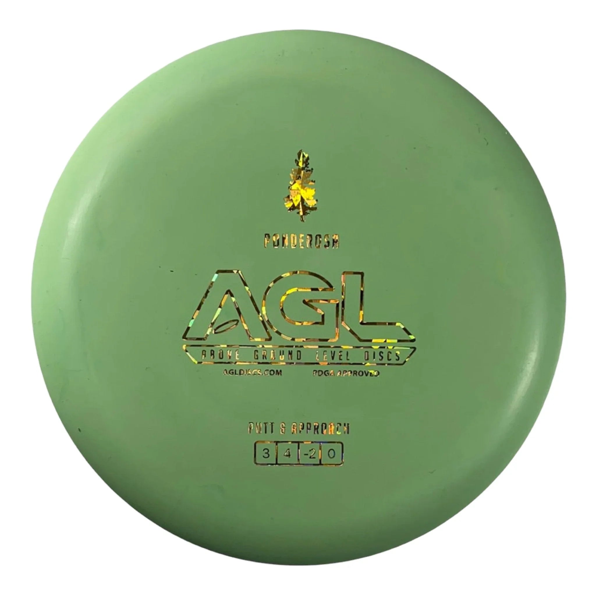 Above Ground Level Ponderosa | Woodland | Green/Bronze 173g Disc Golf