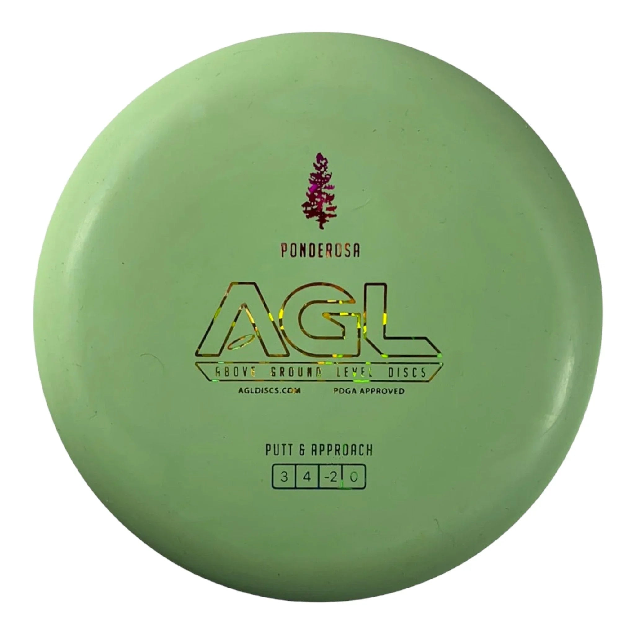 Above Ground Level Ponderosa | Woodland | Green/Multi 166g Disc Golf