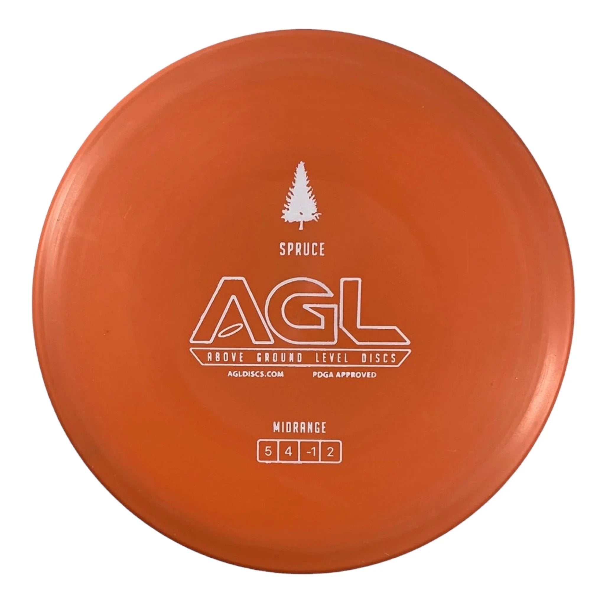 Above Ground Level Spruce | Woodland | Orange/White 179g Disc Golf