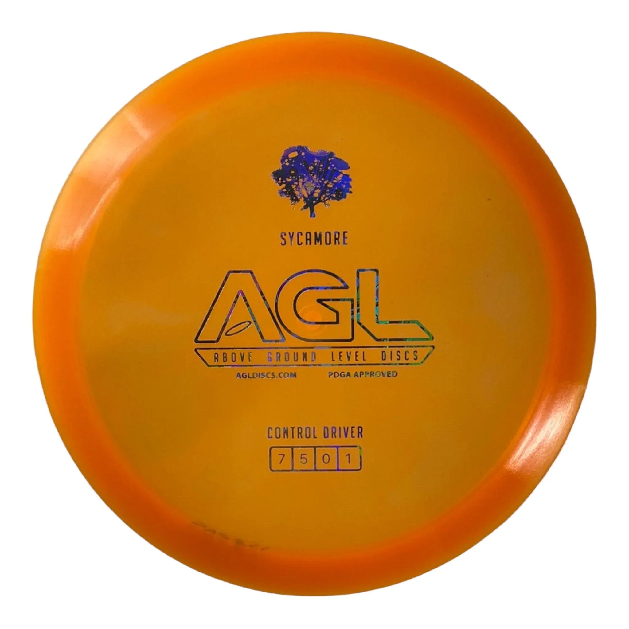 Above Ground Level Sycamore | Alpine | Orange/Holo 173g Disc Golf